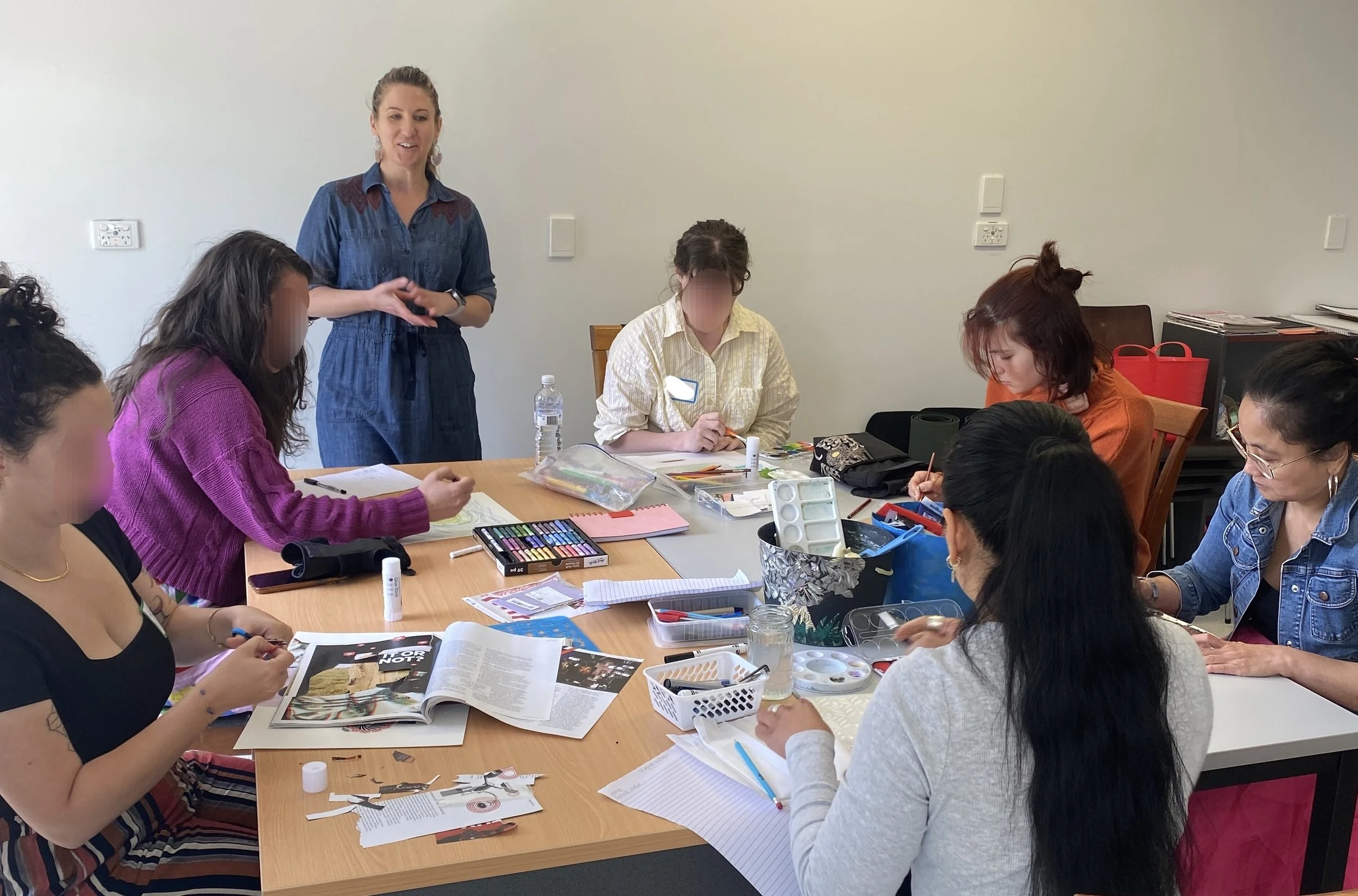 Group Arts Therapy Sessions