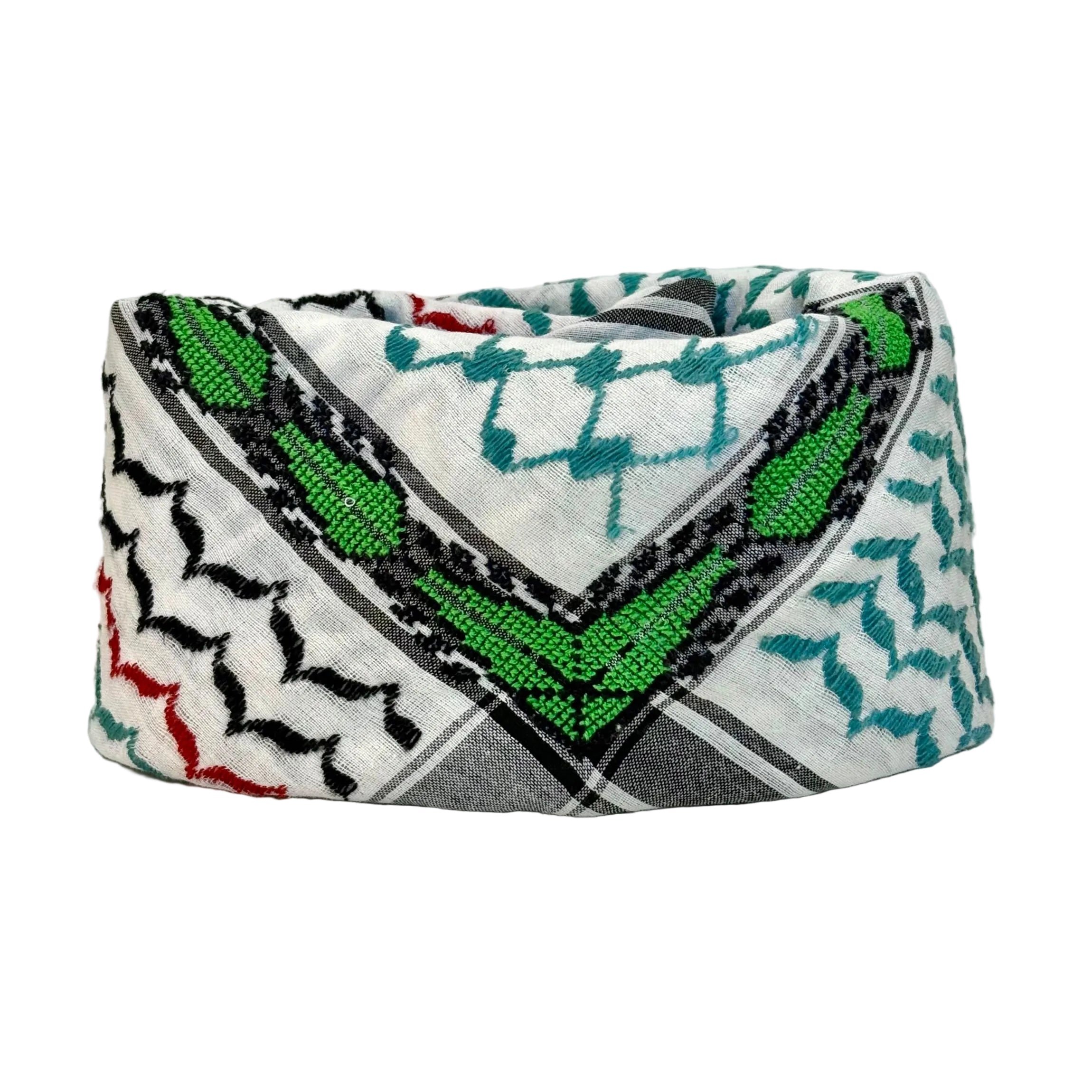 Palestine Keffiyeh (White)