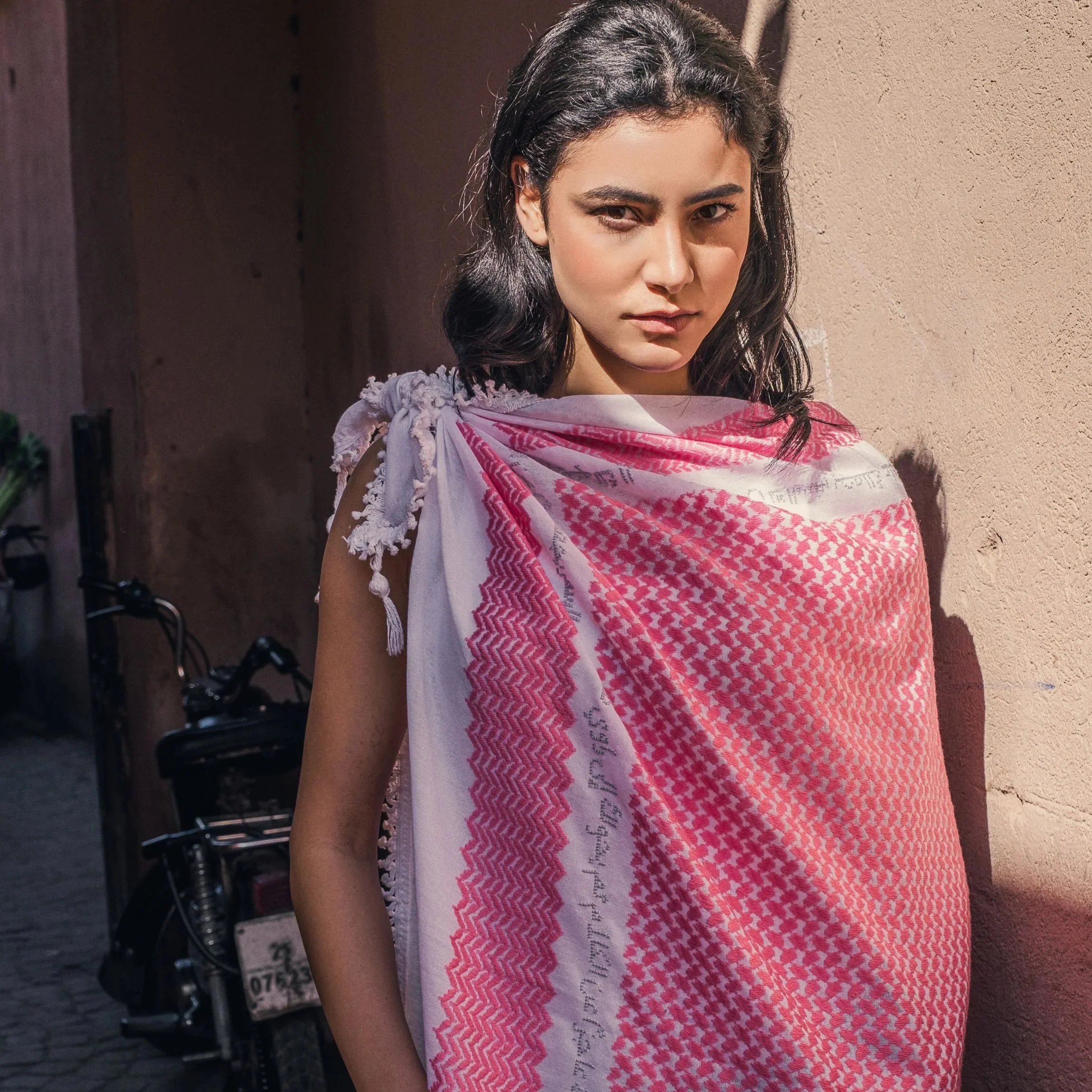 Pink Ibn Battuta Special Edition Keffiyeh