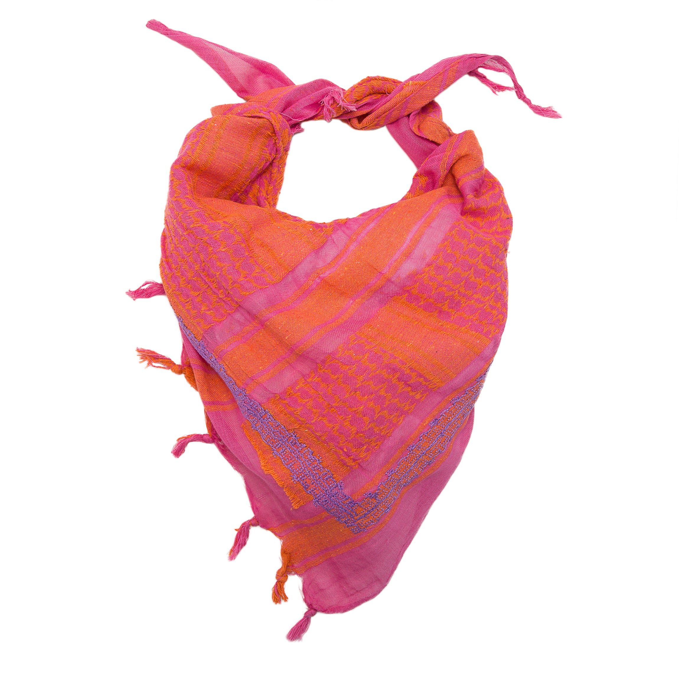 Mini Mary Cotton Keffiyeh (Pink)