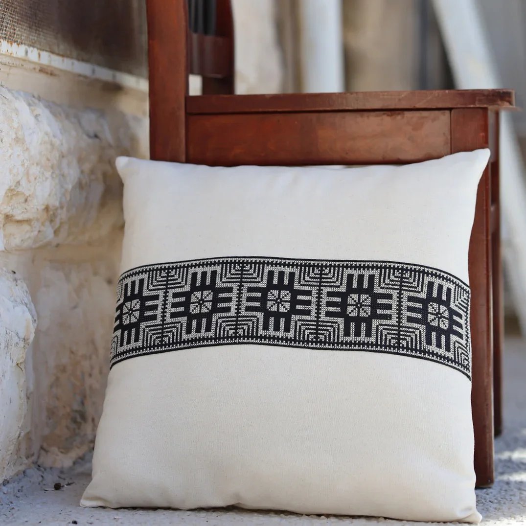 Star Pillow Cover Cream