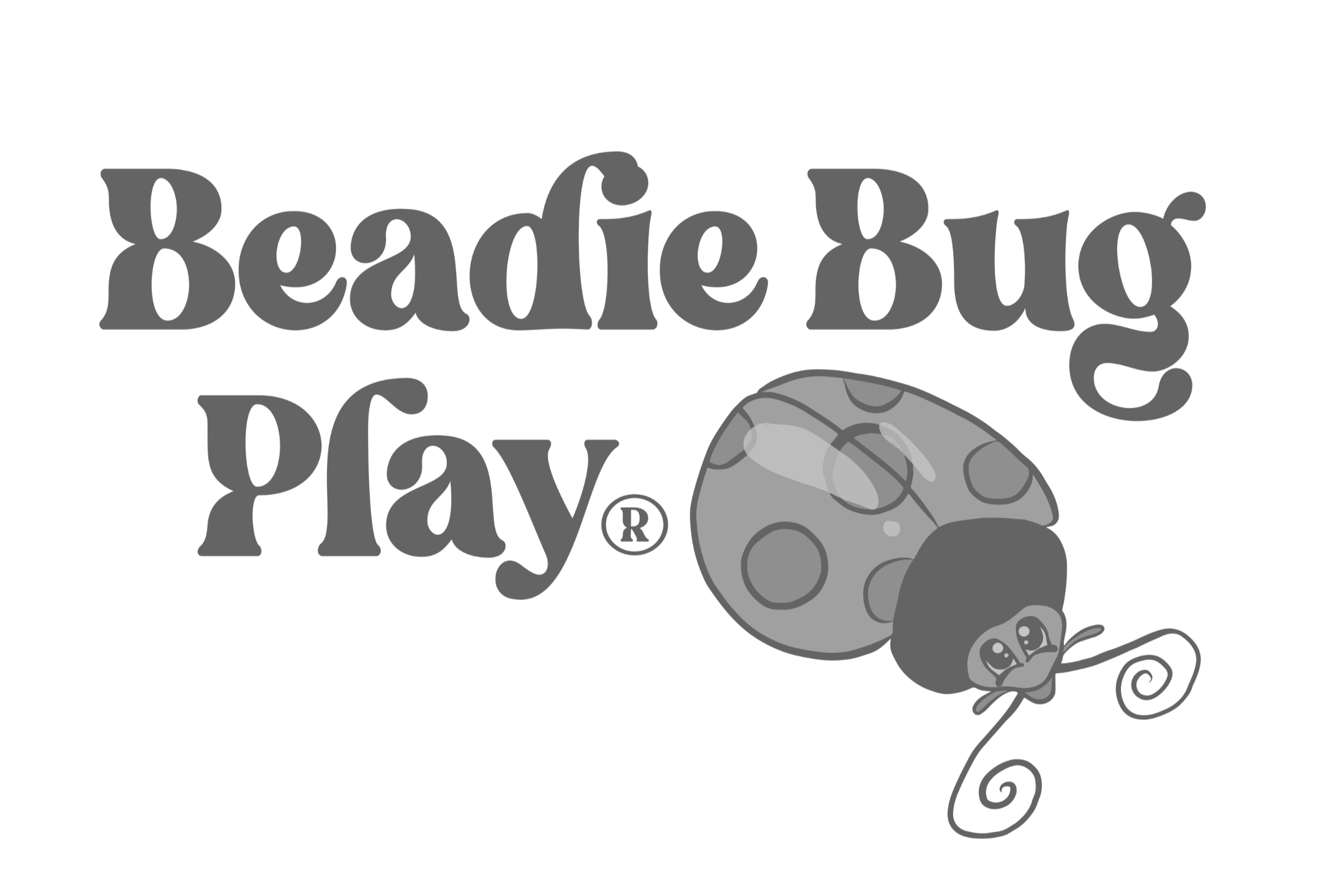 Text saying "beddie bye" with a cute cartoon ladybug and a smiling snail.