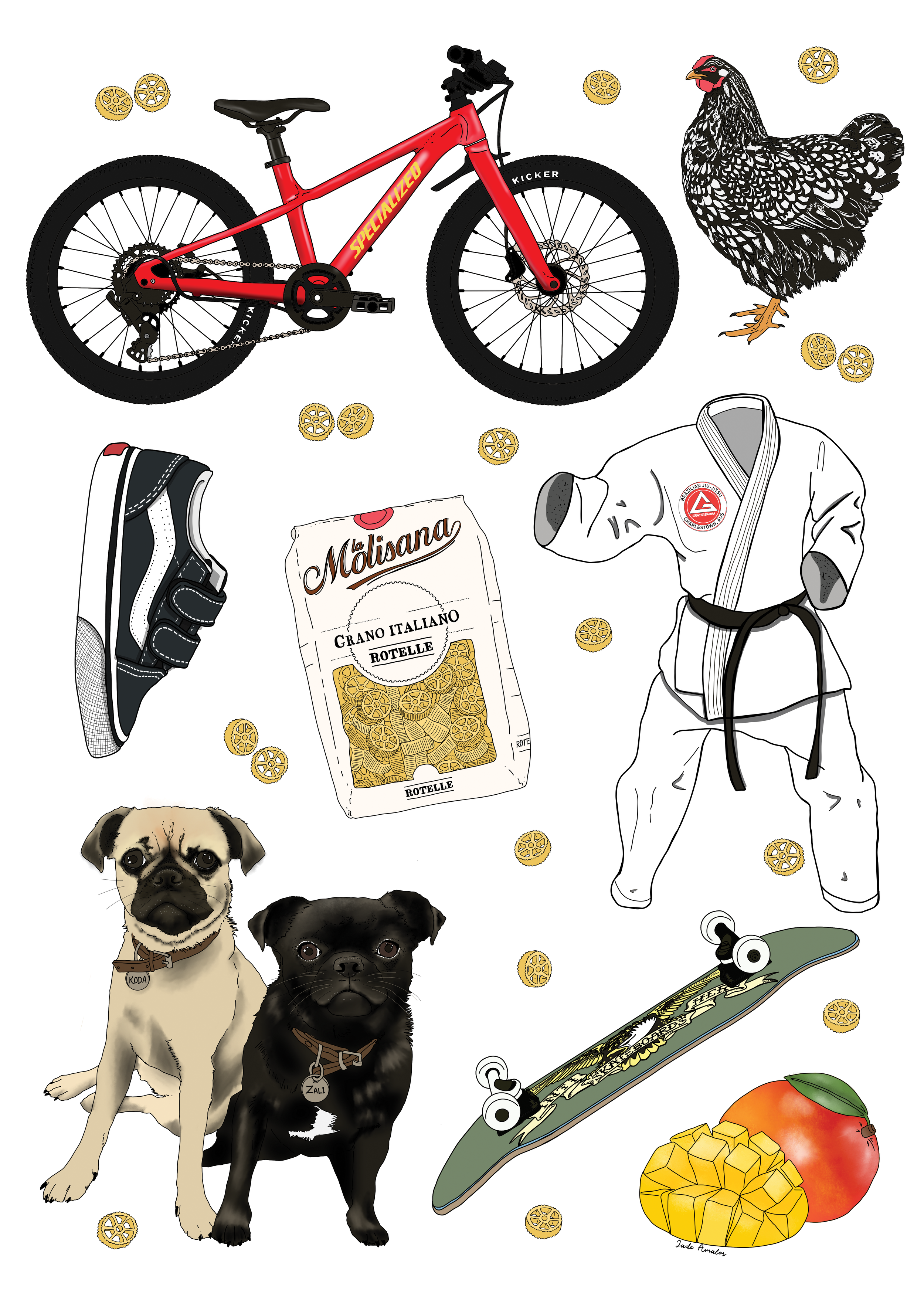 Custom Favourite Things Print