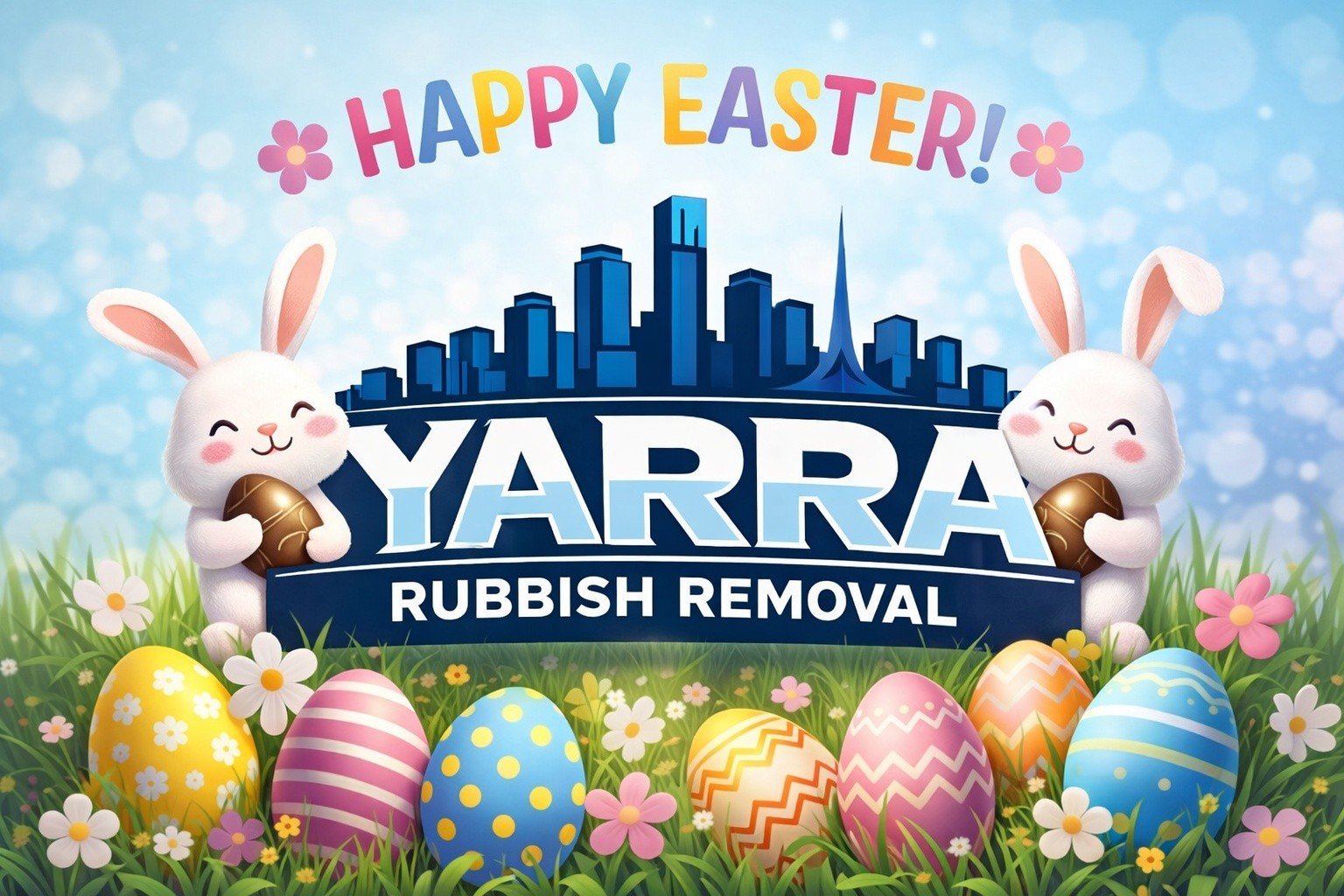 Happy Easter Sunday everyone 🐰

Hope you&rsquo;re all having a good morning, eating plenty of chocolate and enjoying some time off 🍫

We&rsquo;ll be back into it from Monday if you need anything taken care of 👍

#HappyEaster #EasterSunday #Melbour