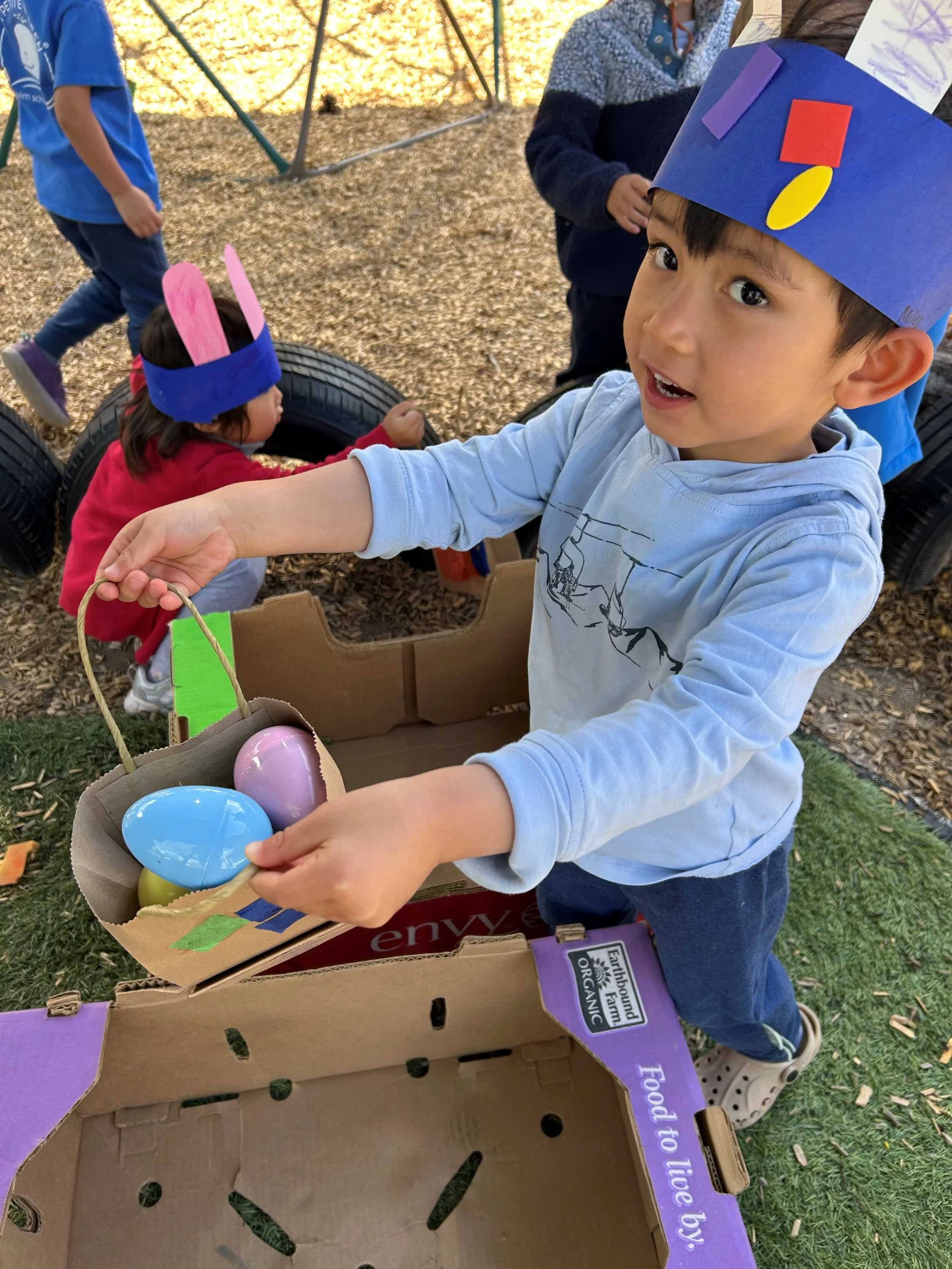 Child participating in a church craft activity at First Presbyterian Church of Mountain View children’s ministry