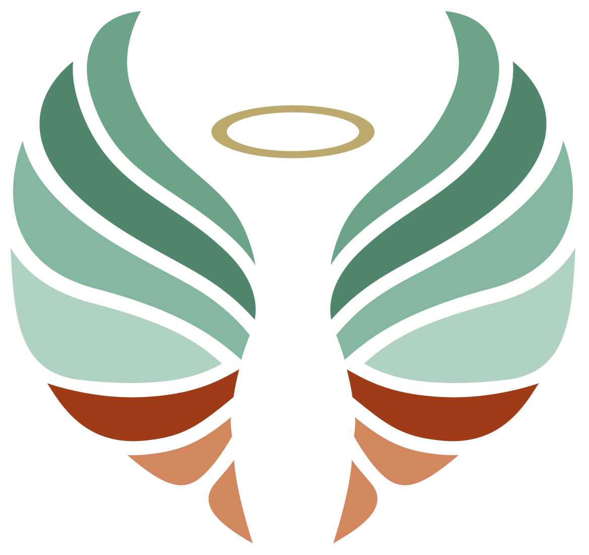 Empowering Futures Care Support Services Angel Wings Brand Icon