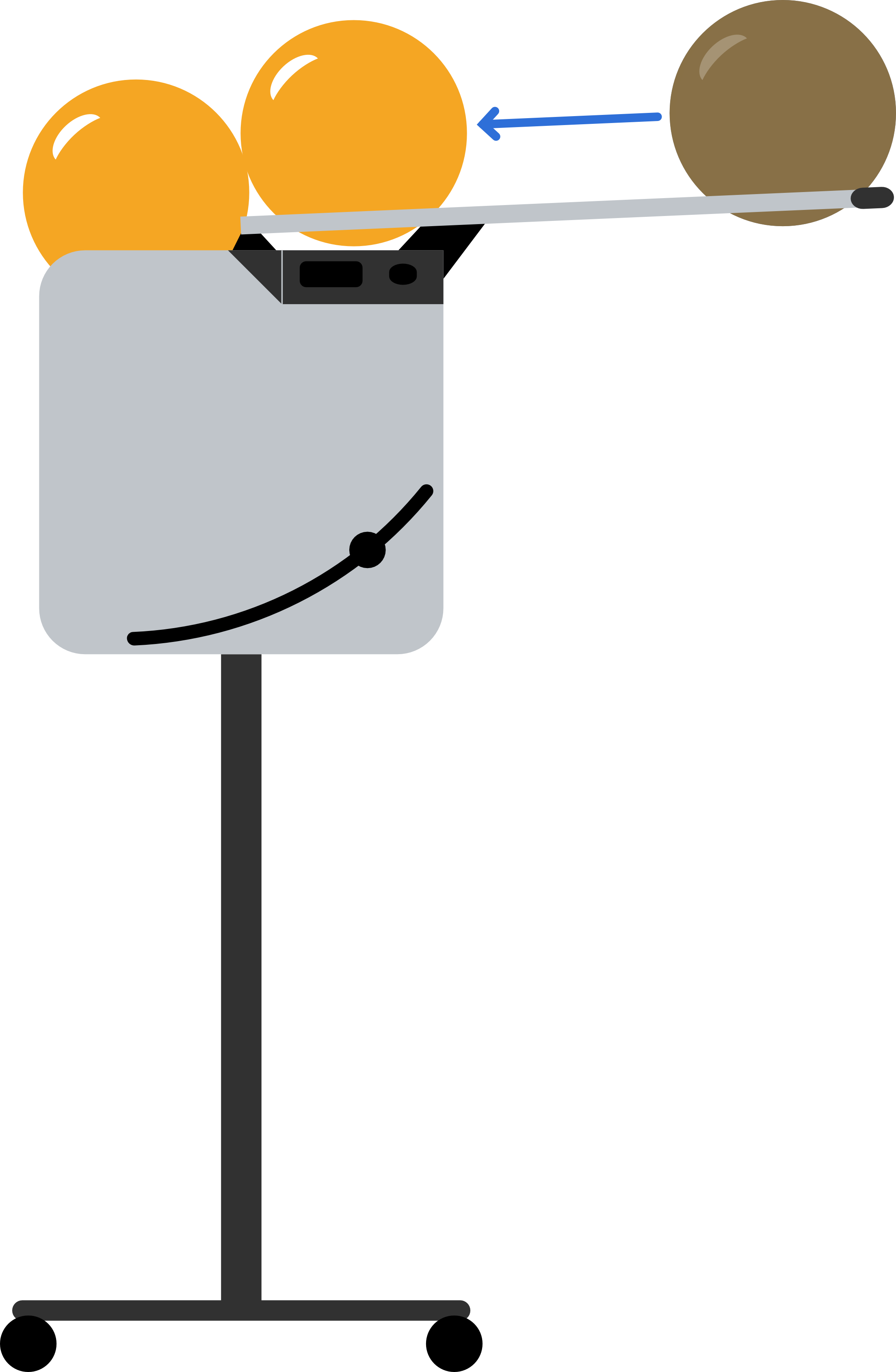 Side view of the Lineshot Launcher, demonstrating the loading of volleyballs onto the feeder by placing them on the feeder rails and having them roll down into the cradle, ready for launch.