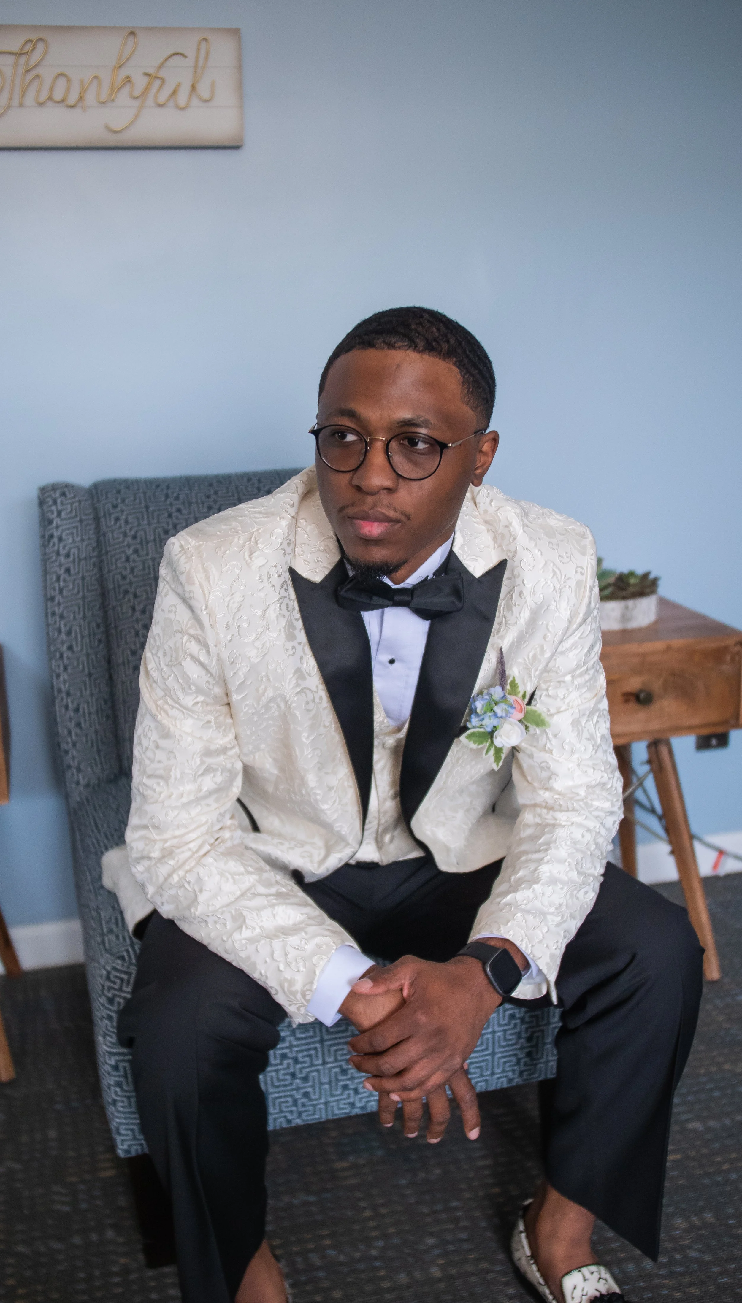 A young Black man from Detroit looking to connect Black businesses to customers in their community and online