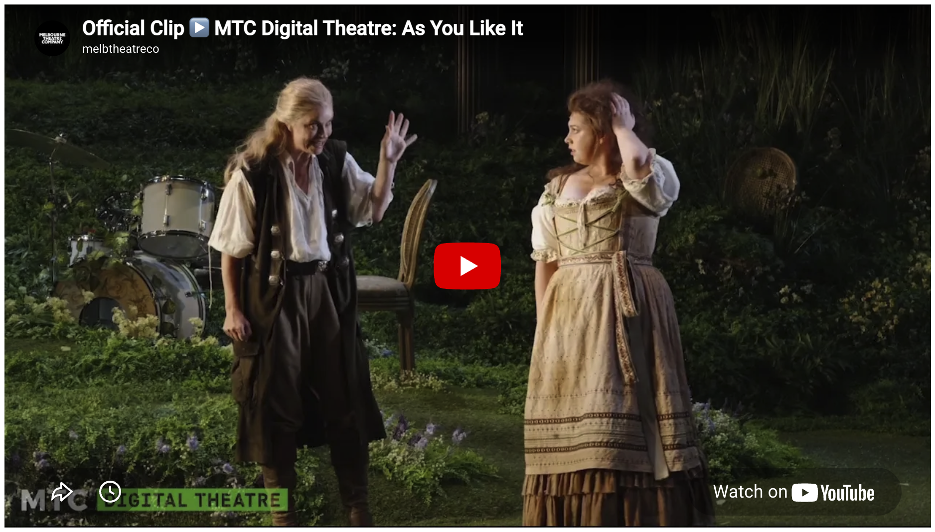 MTC Digital Theatre | As You Like It
