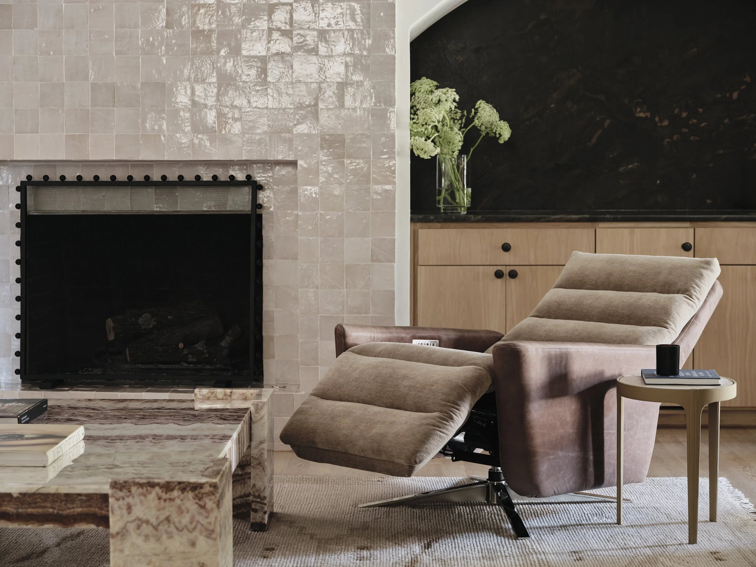 American Leather Cirrus Solace Ellis Recliner