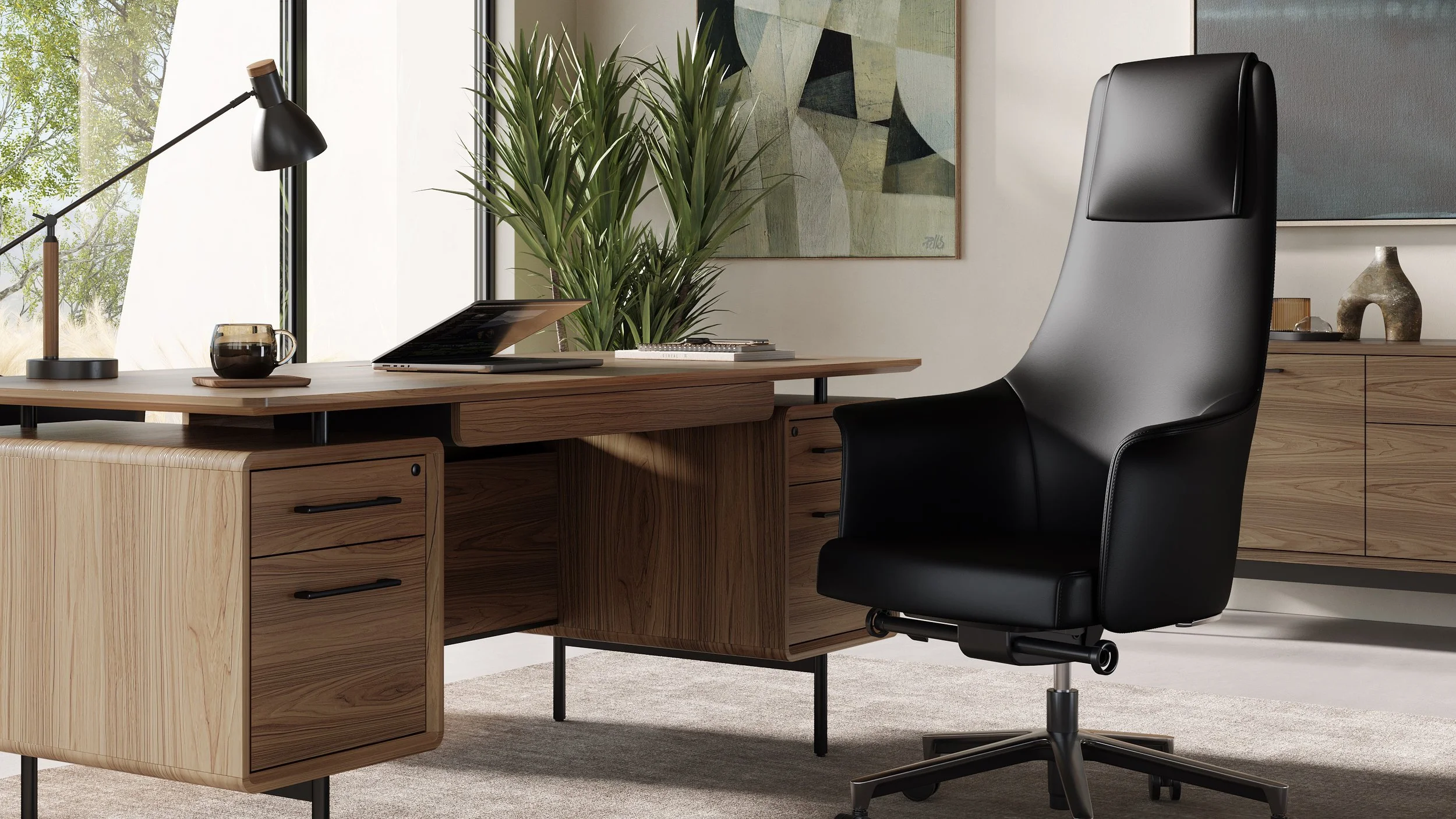 BDI Bolo Chair Black