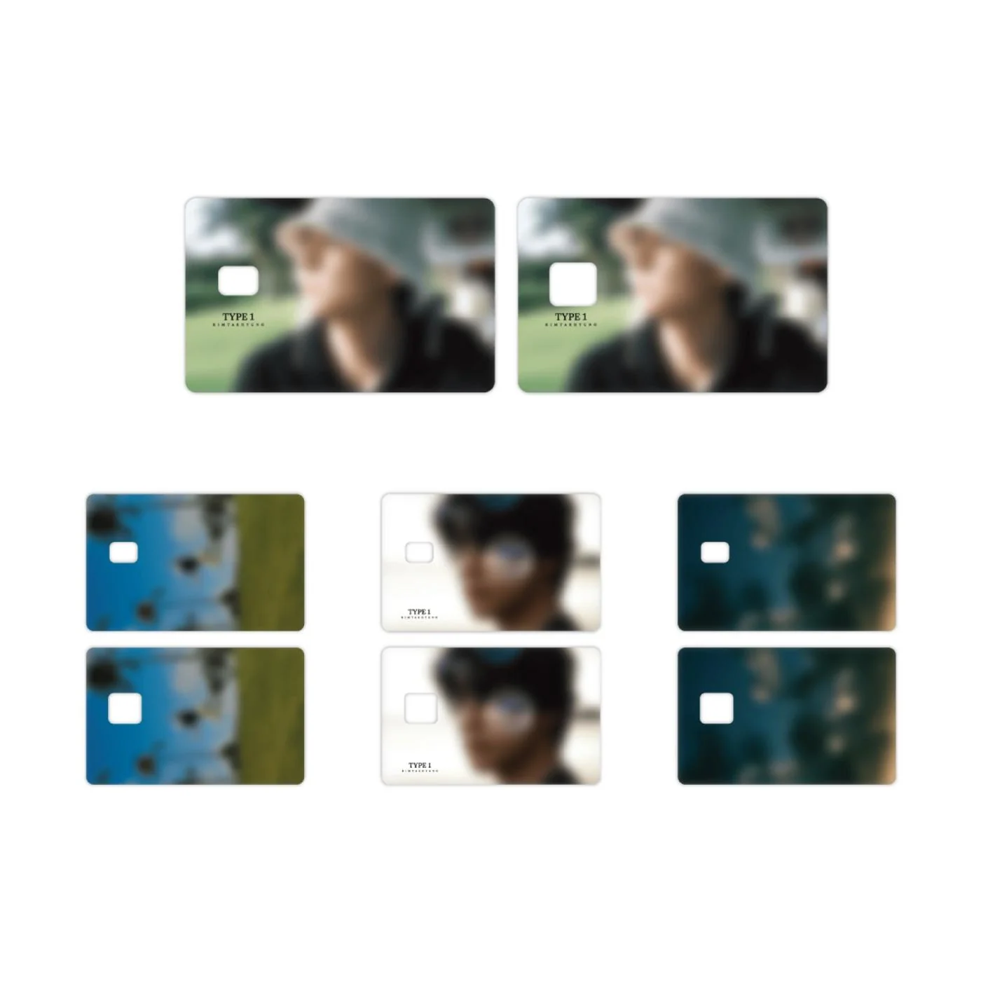 V ARTSPACE CARD COVER STICKER - B ver