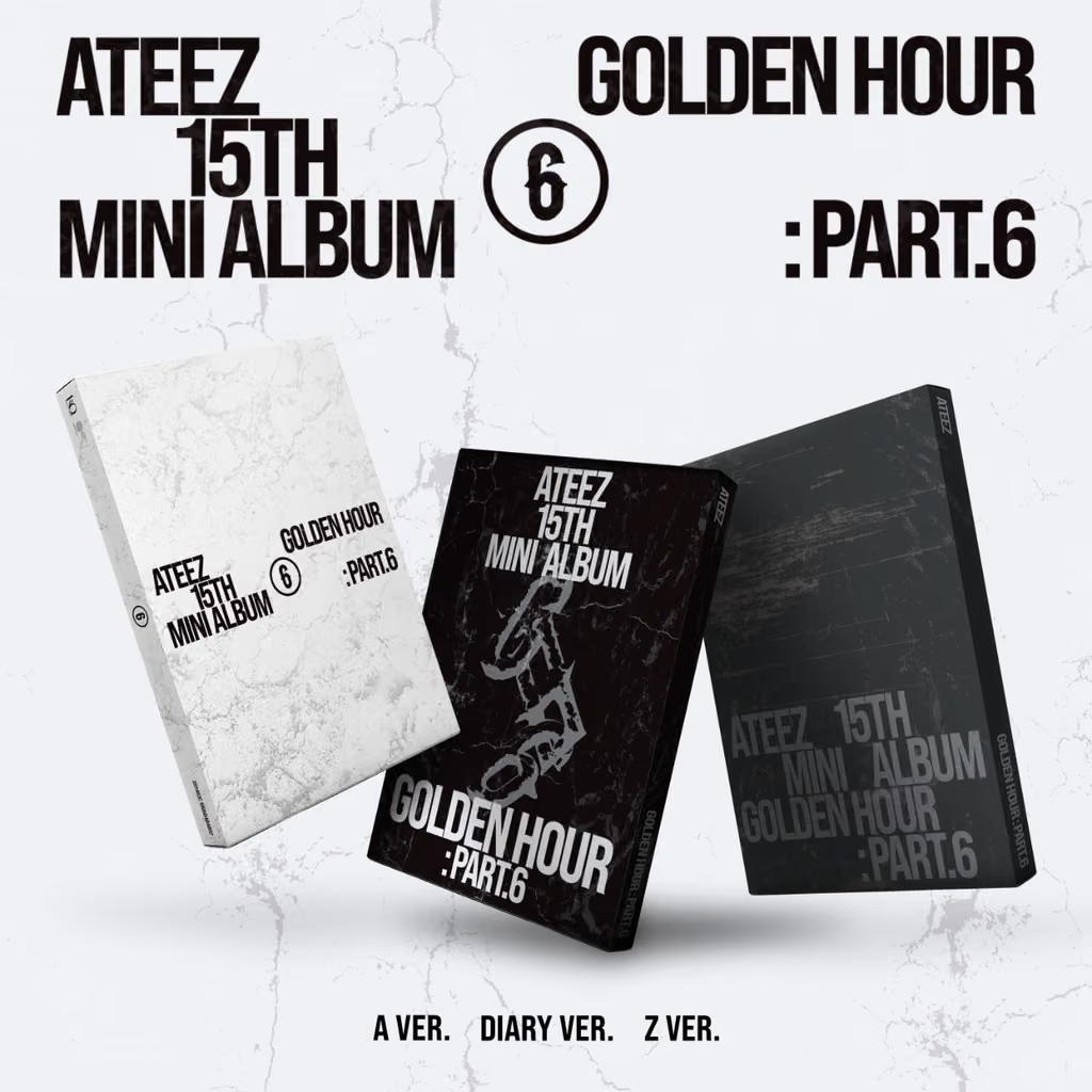 ATEEZ 15TH MINI ALBUM [GOLDEN HOUR : Part.6]