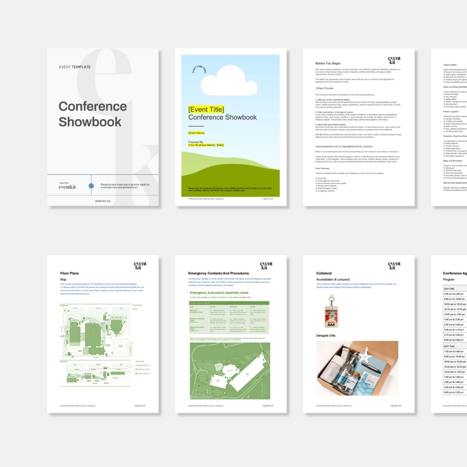 Conference Showbook Template