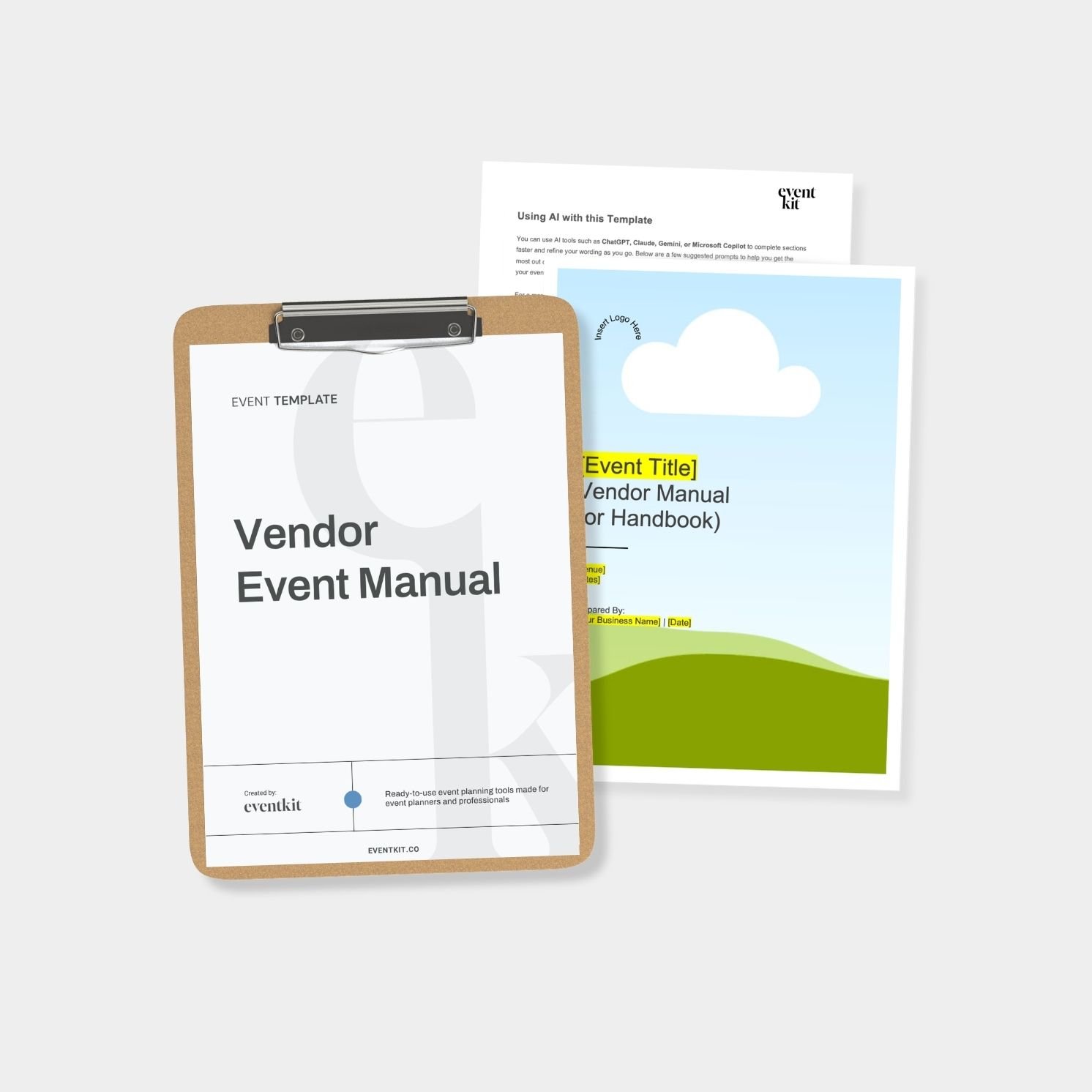 Vendor Event Manual Template