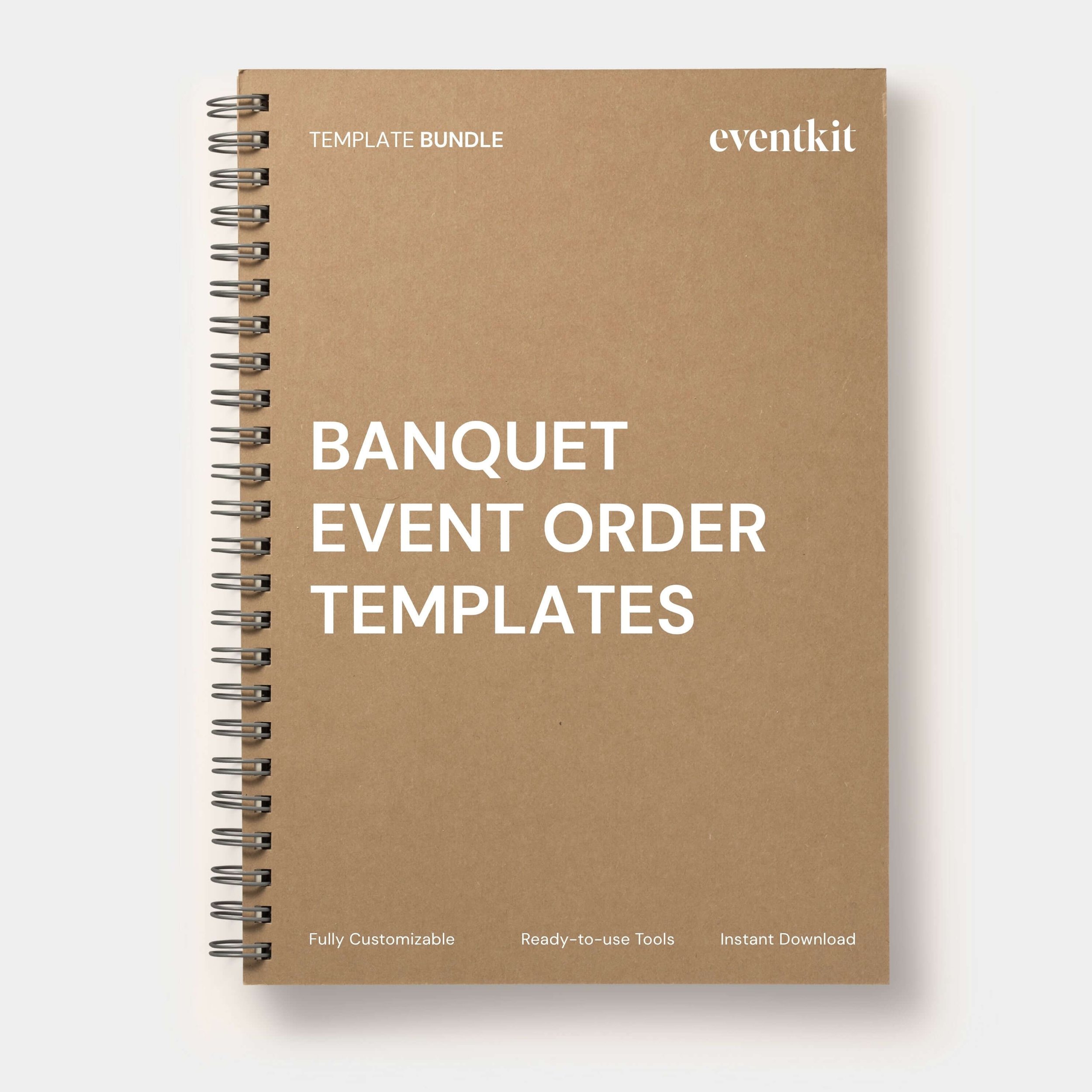 Banquet Event Order Template Bundle Cover