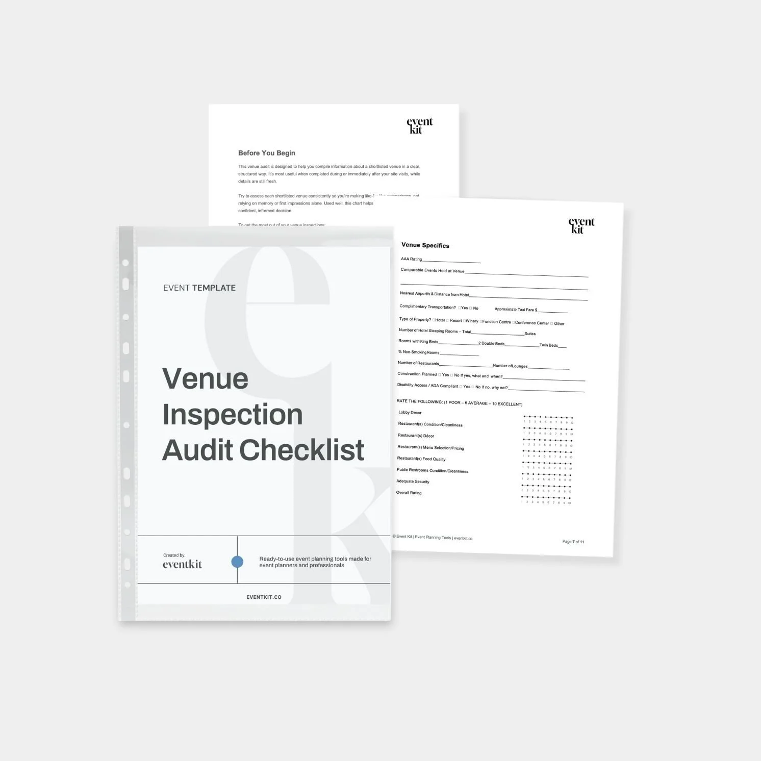 Event Venue Inspection Audit Checklist Template