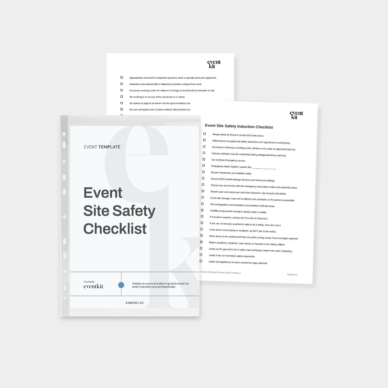 Event Site Safety Checklist Template