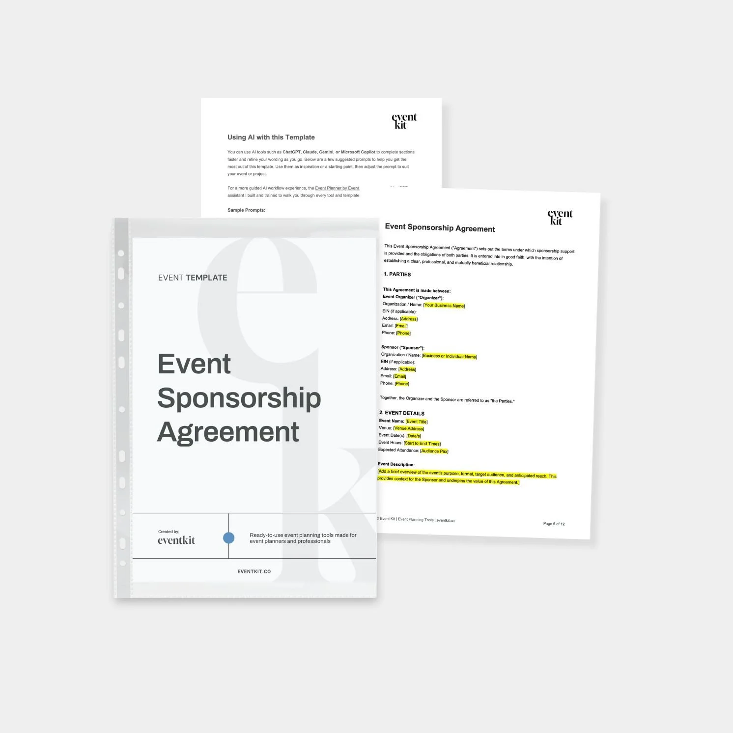 Event Sponsorship Agreement Template