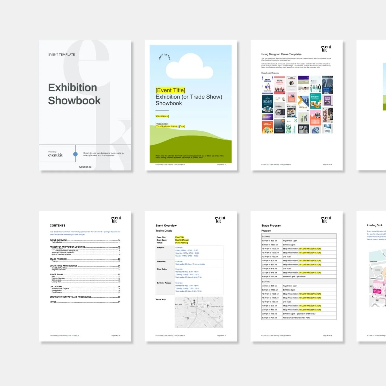 Trade Shows Showbook Template