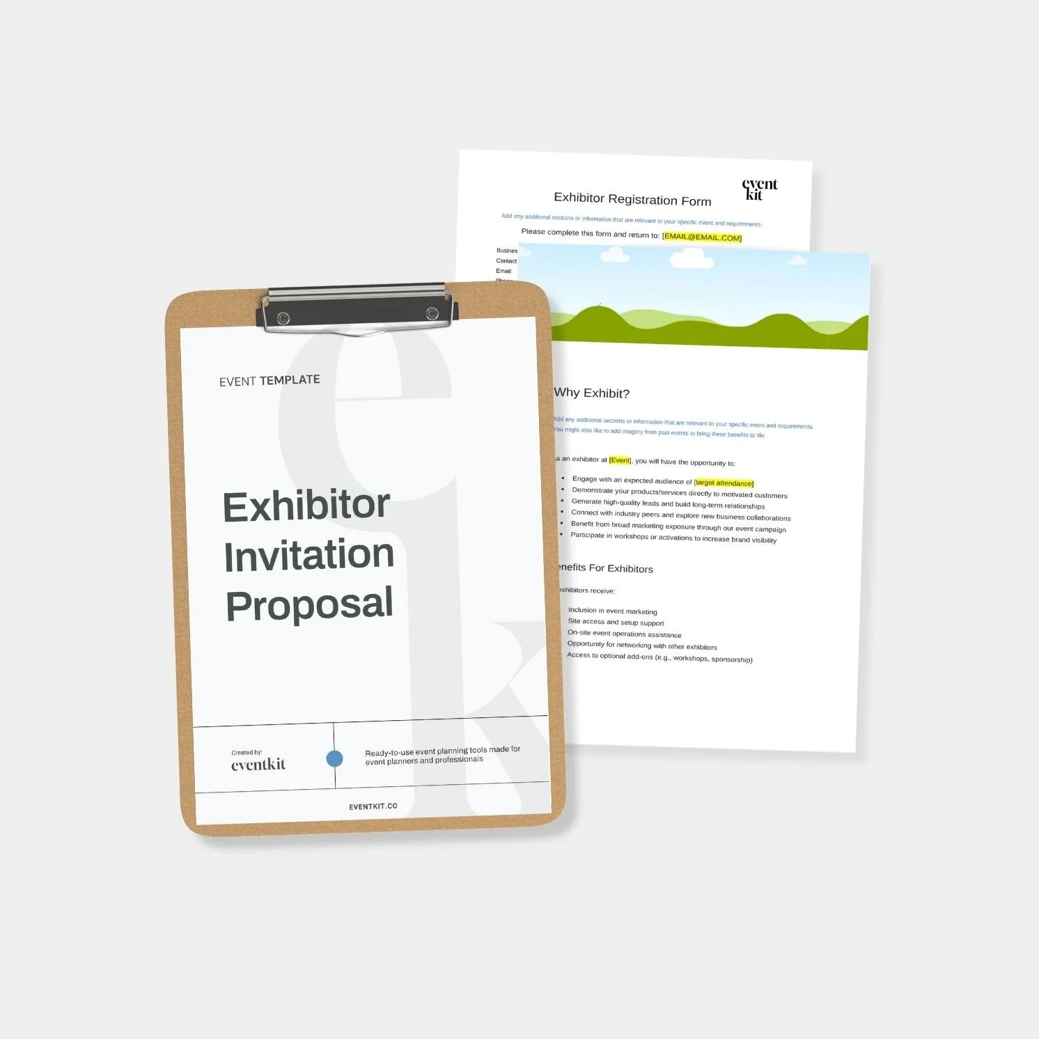 Trade Show Exhibitor Invitation Proposal Template