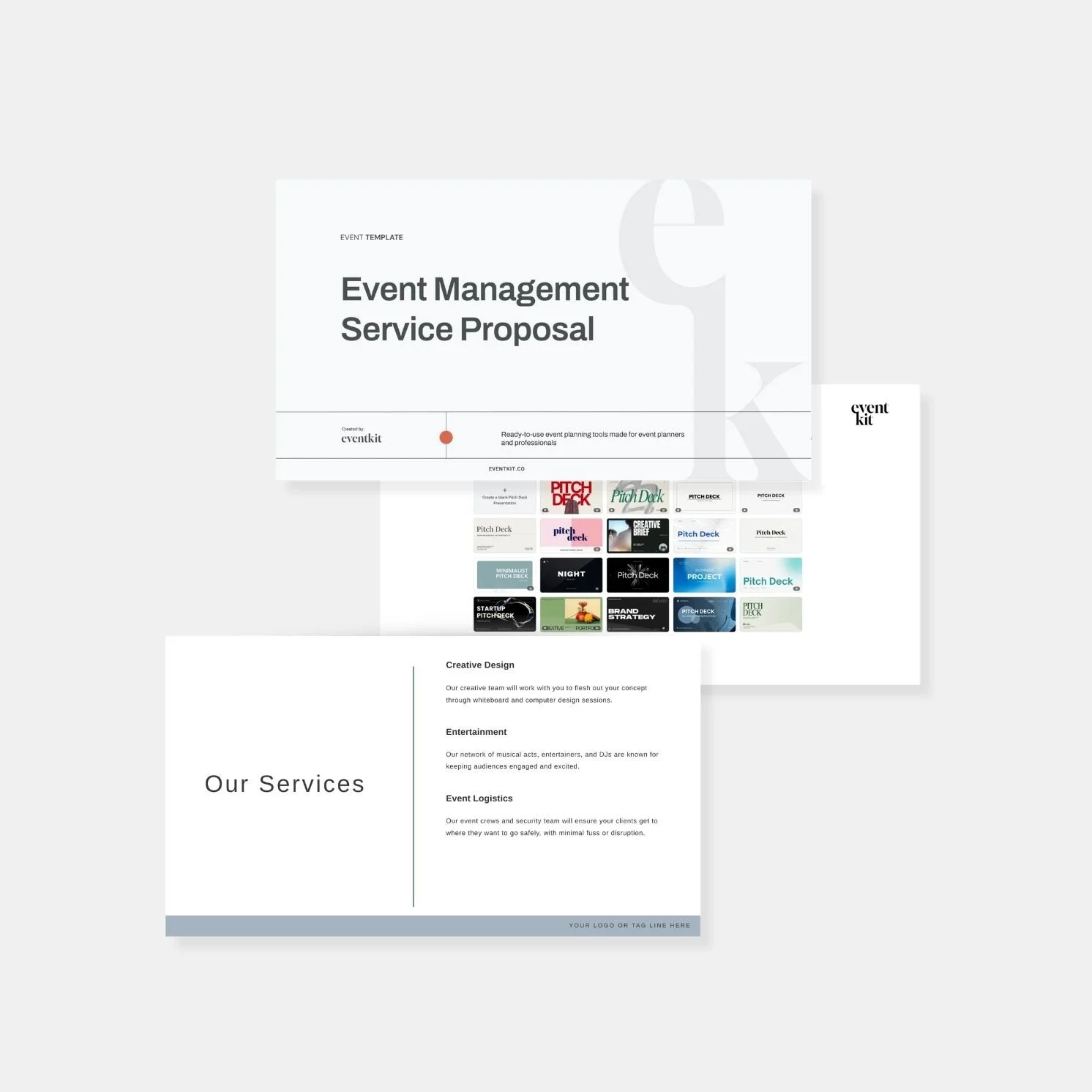 Event Management Service Proposal Deck Template