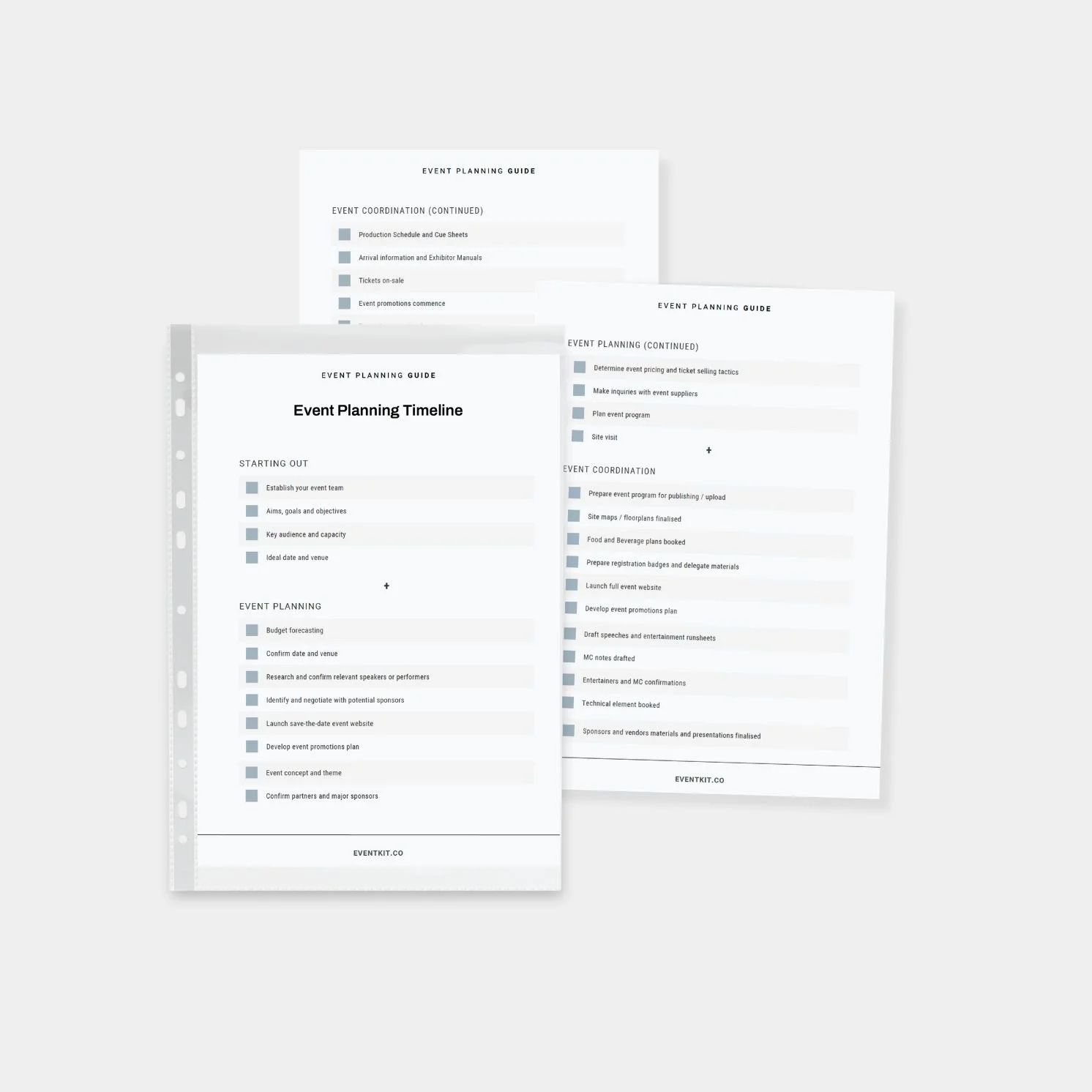 Event Planning Timeline Template