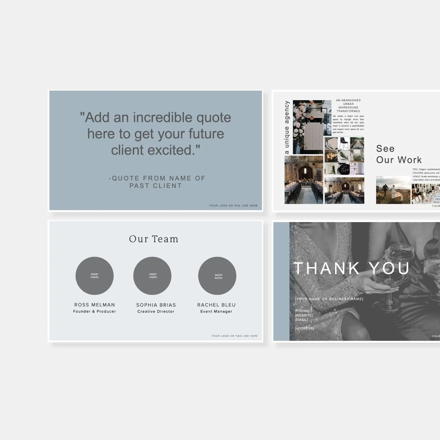 Event Management Service Proposal Deck Template