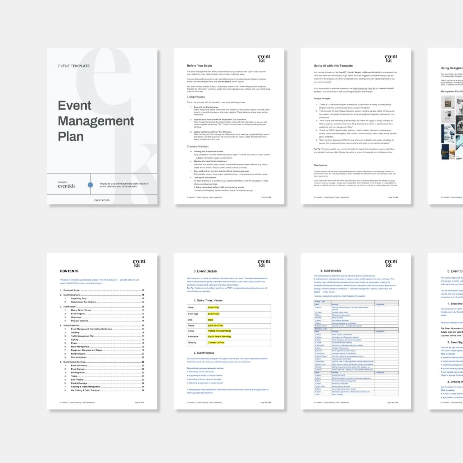 Event Management Plan Template