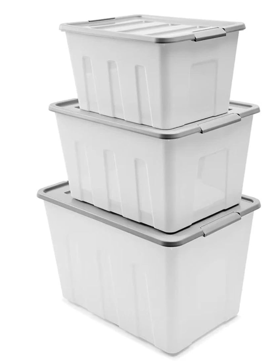 45-litre (12-gallon) plastic storage tubs