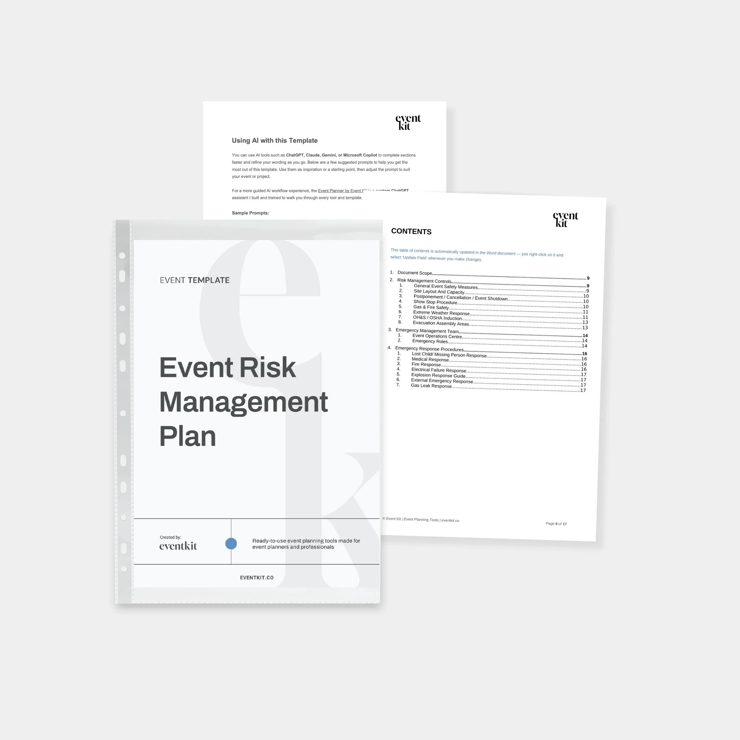 Event Risk Management Plan Template