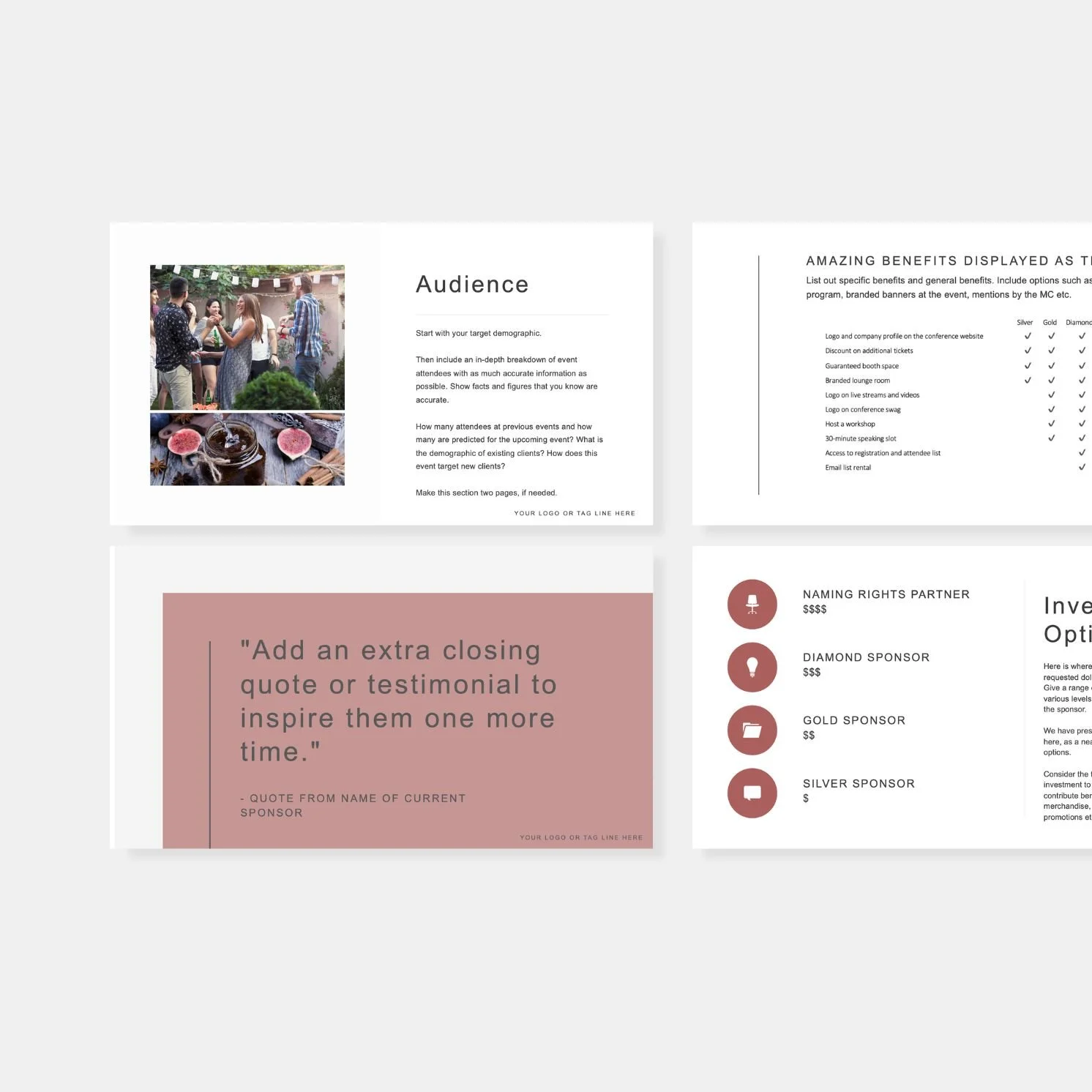 Event Sponsorship Proposal Deck Template