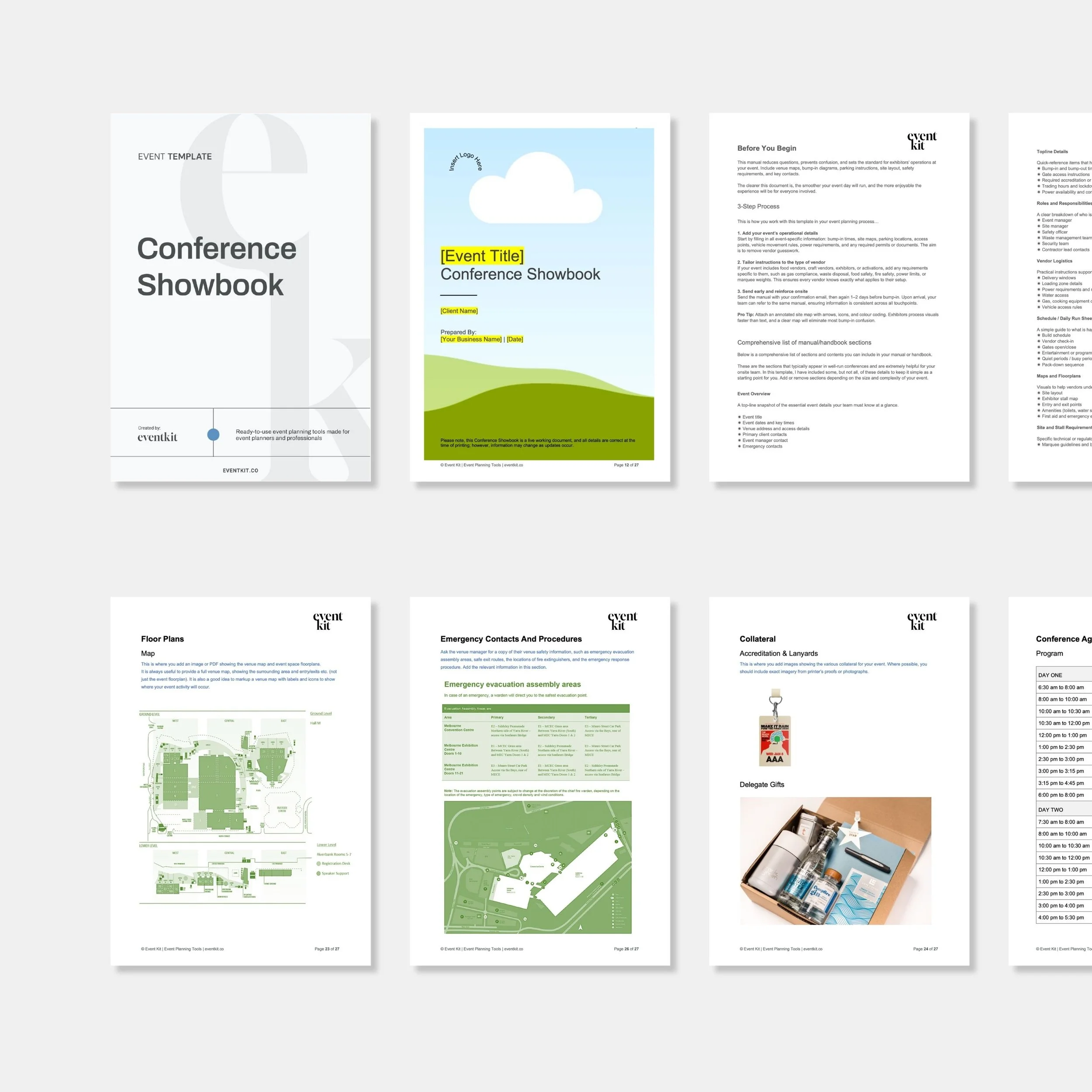 Conference Showbook Template