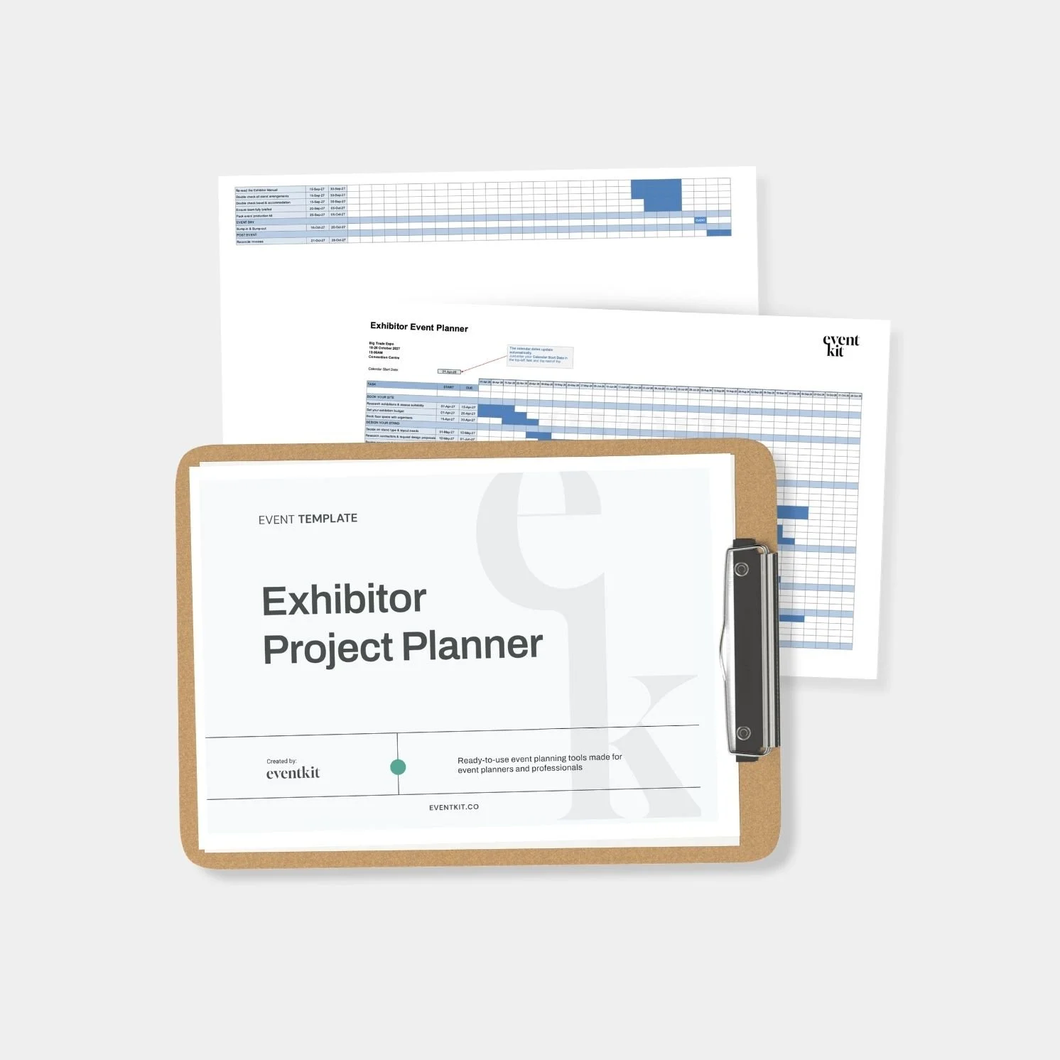 Trade Show Exhibitor Project Planner Template