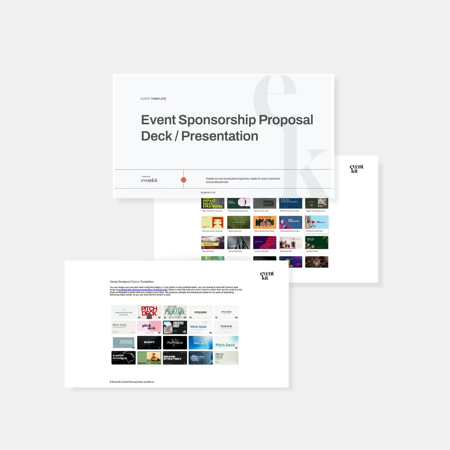 Event Sponsorship Proposal Deck Template