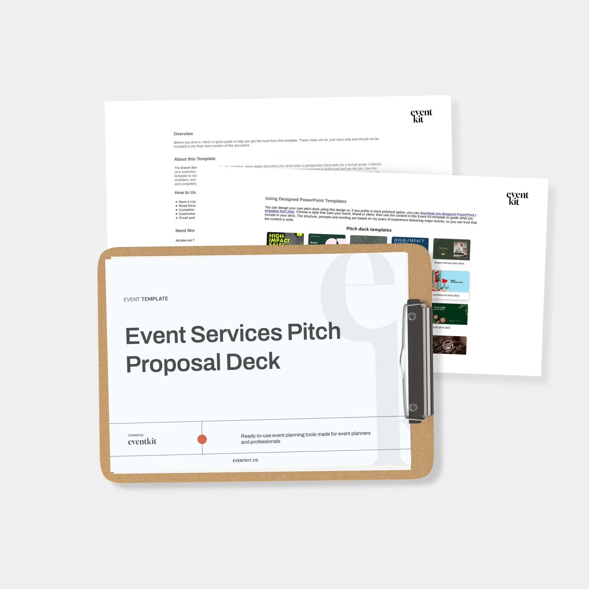 Event Services Pitch Proposal Deck Template