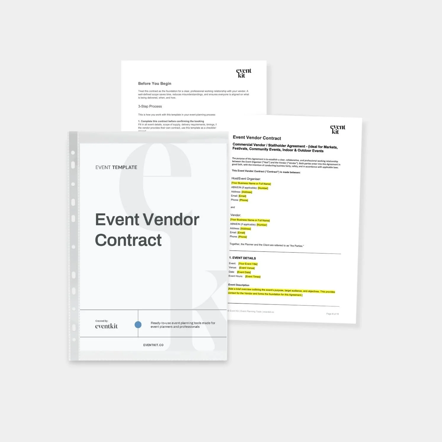 Event Vendor Contract Template