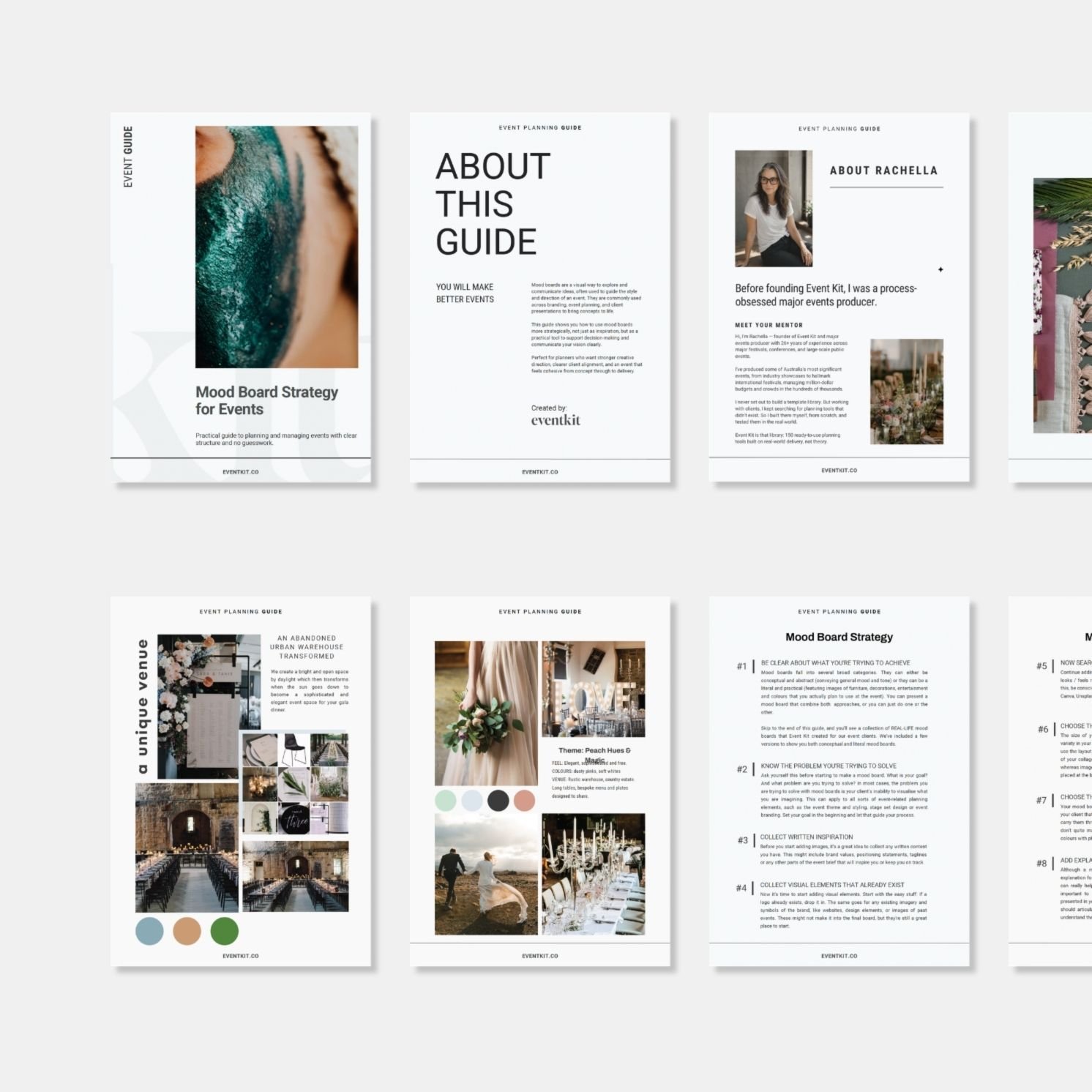 Event Mood Board for Events Guide