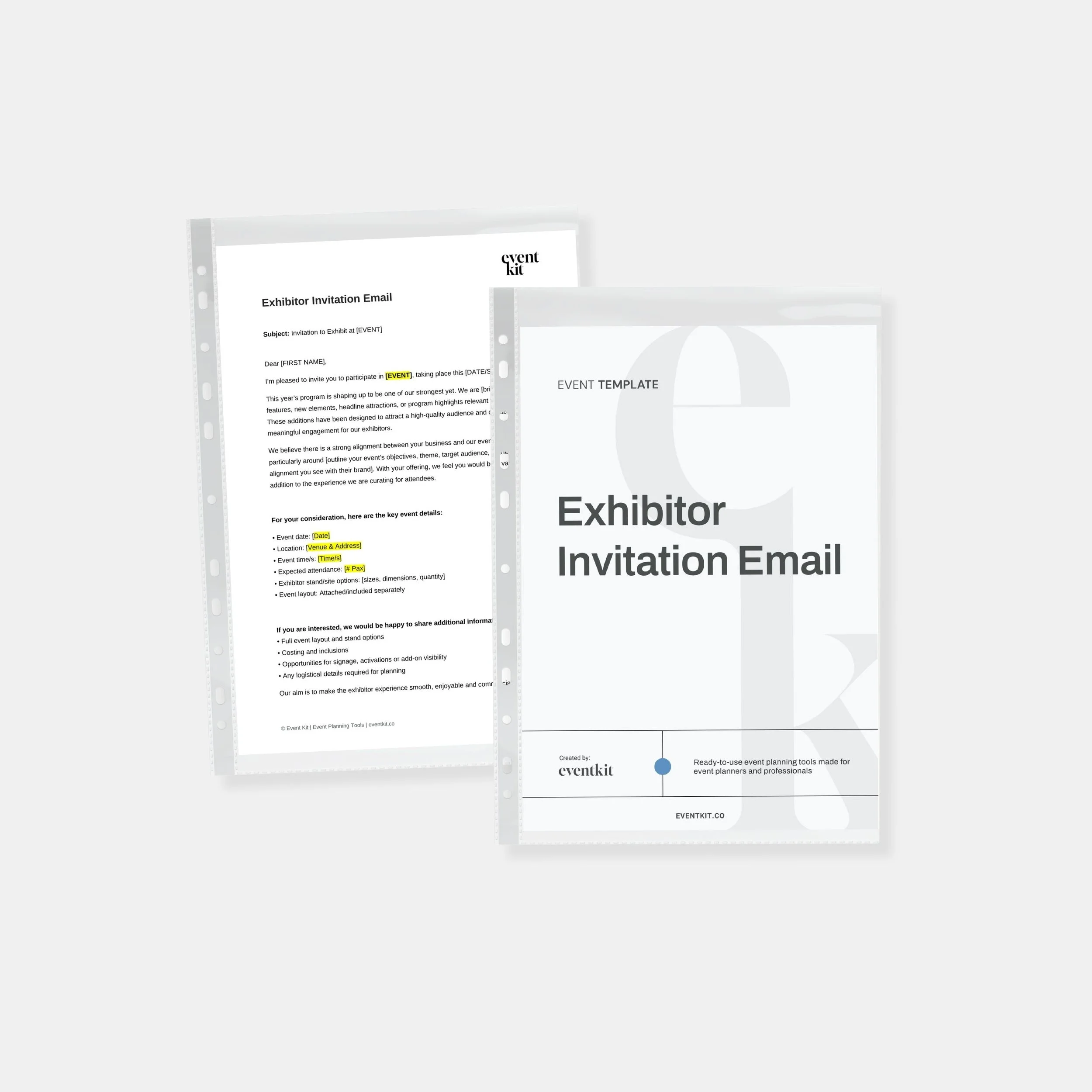 Trade Show Exhibitor Invitation Email Template