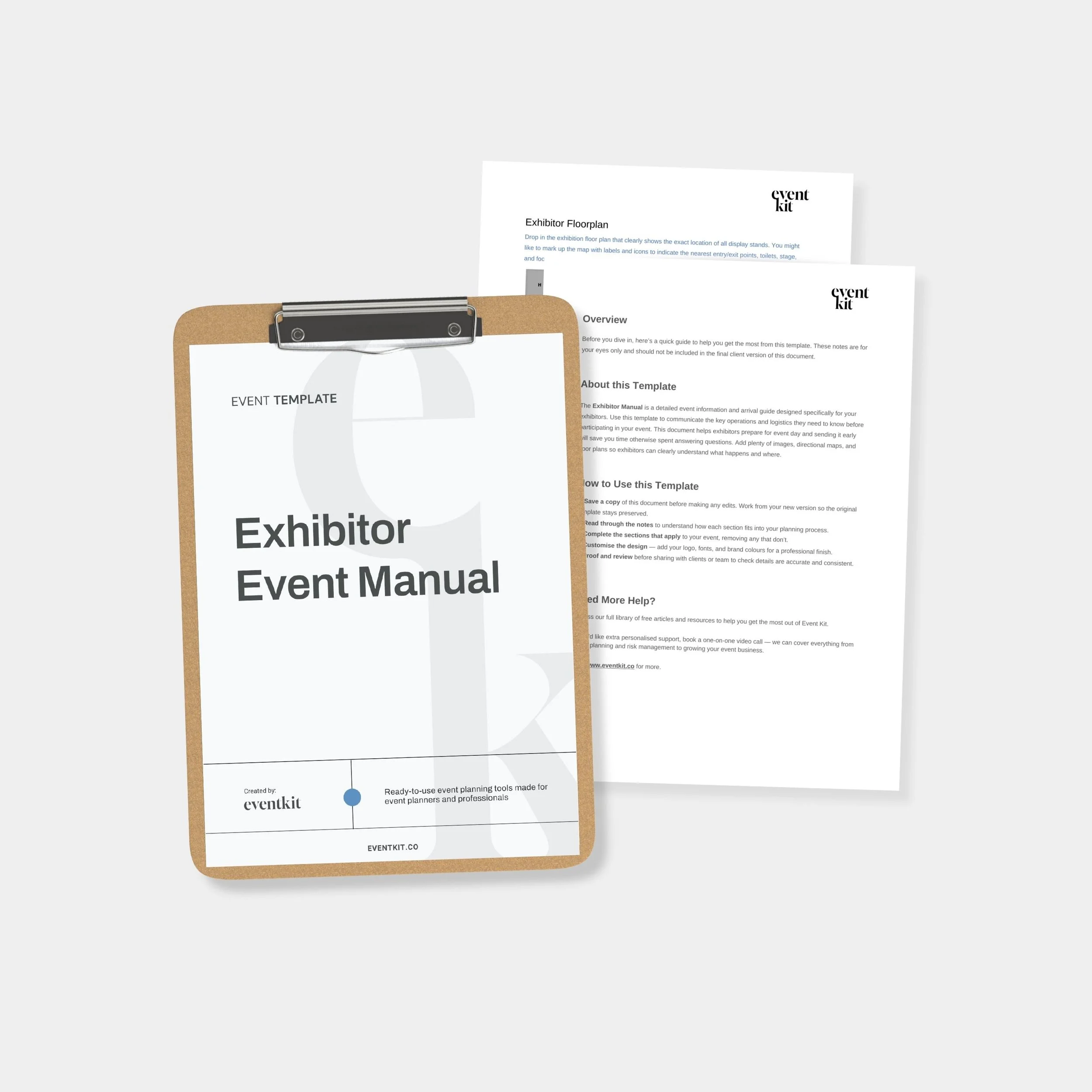 Exhibitor Event Manual Template