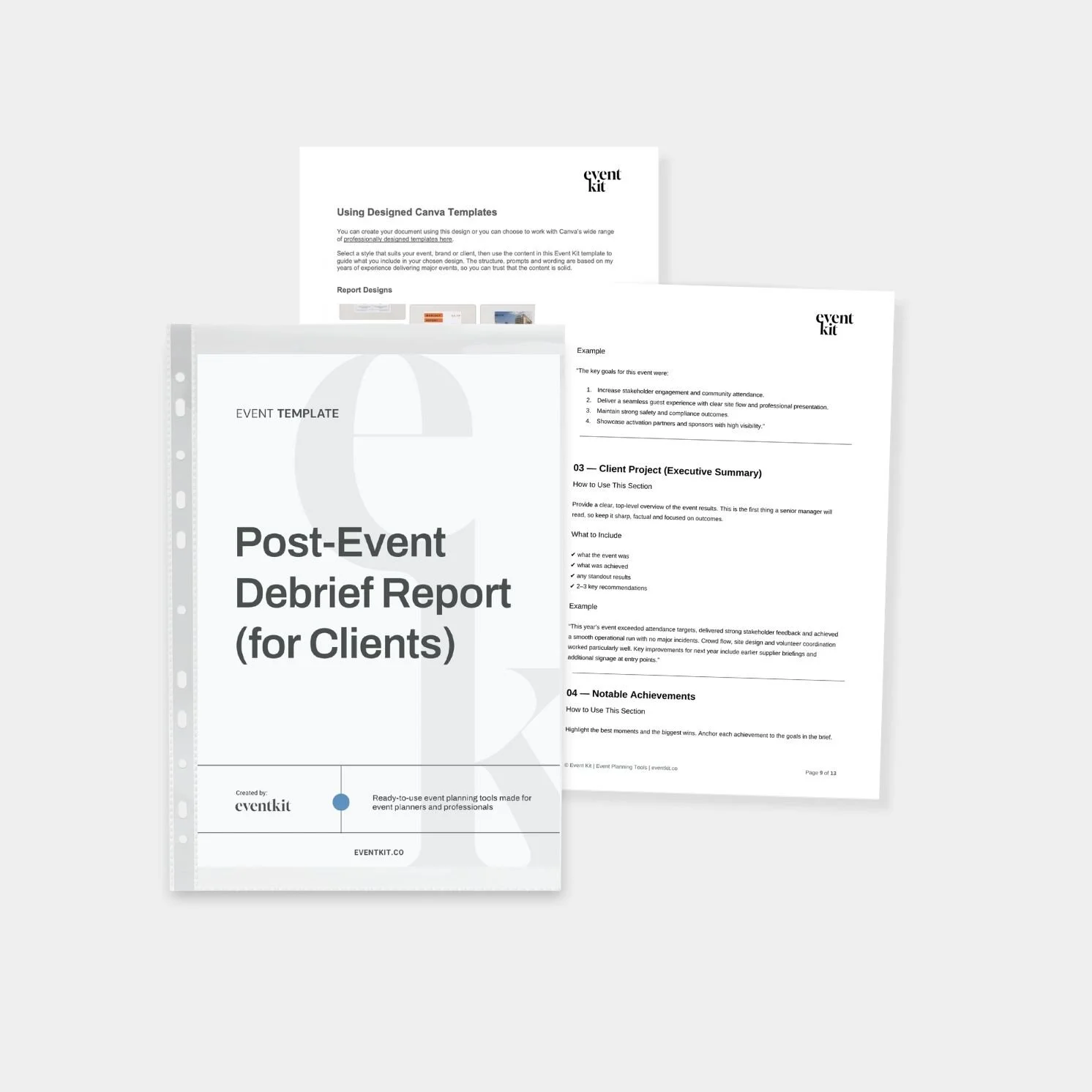 Post-Event Debrief Template