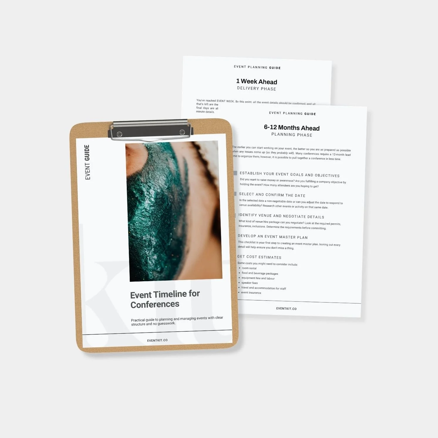 Event Timeline for Conferences Template