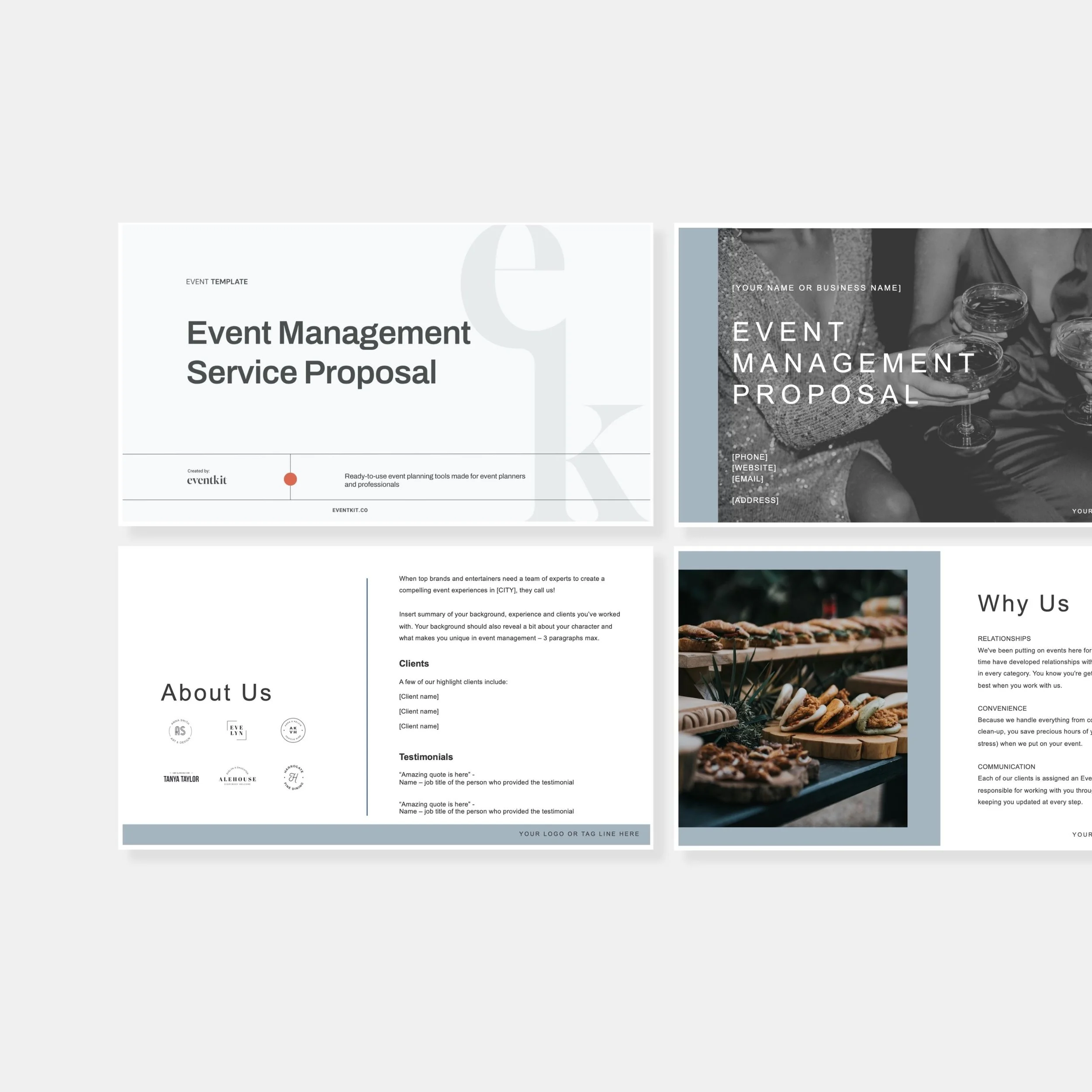 Event Pitches & Proposals