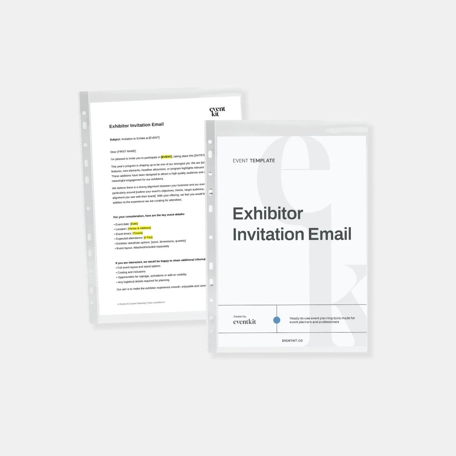 Trade Show Exhibitor Invitation Email Template