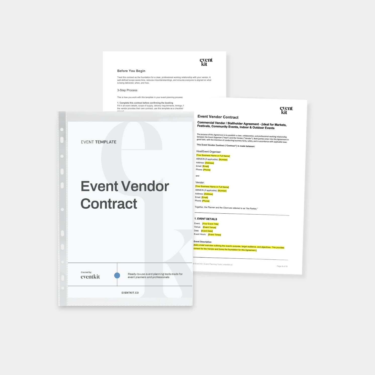 Event Vendor Contract Template