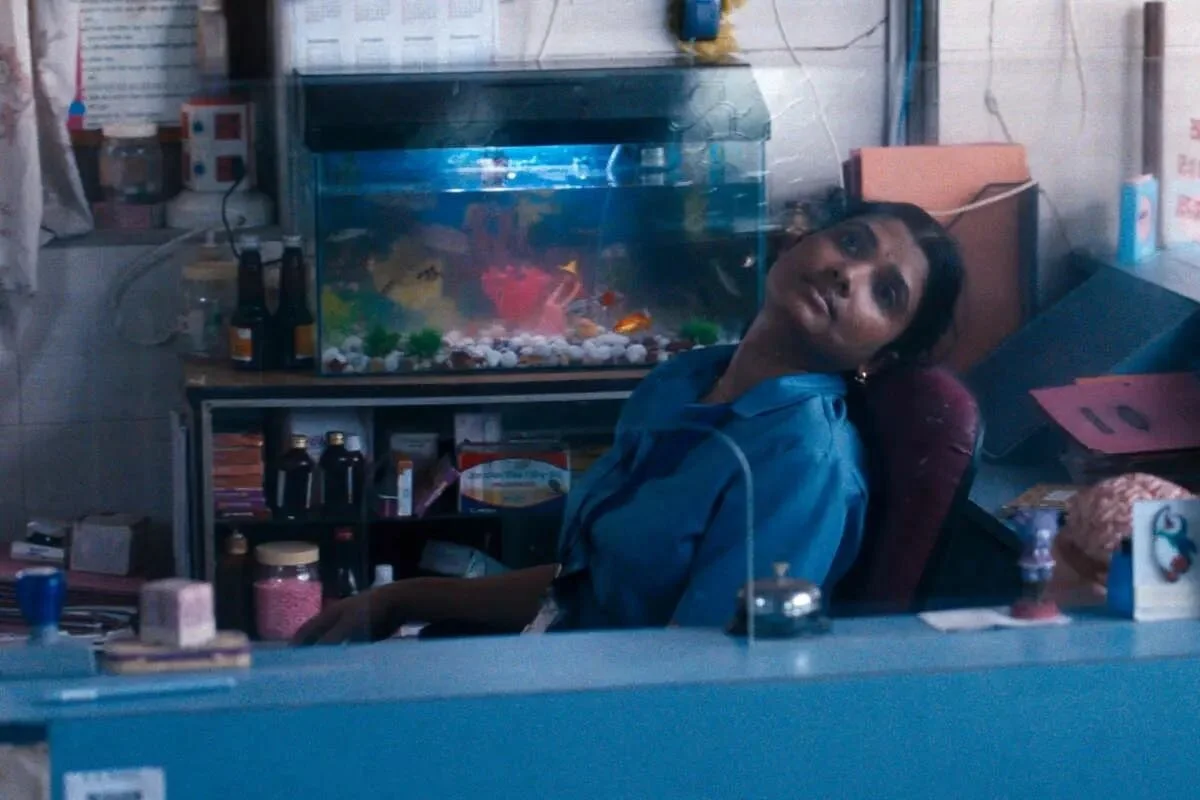 Divya Prabha as Anu daydreams in Payal Kapadia's 'All We Imagine As Light' (2024)