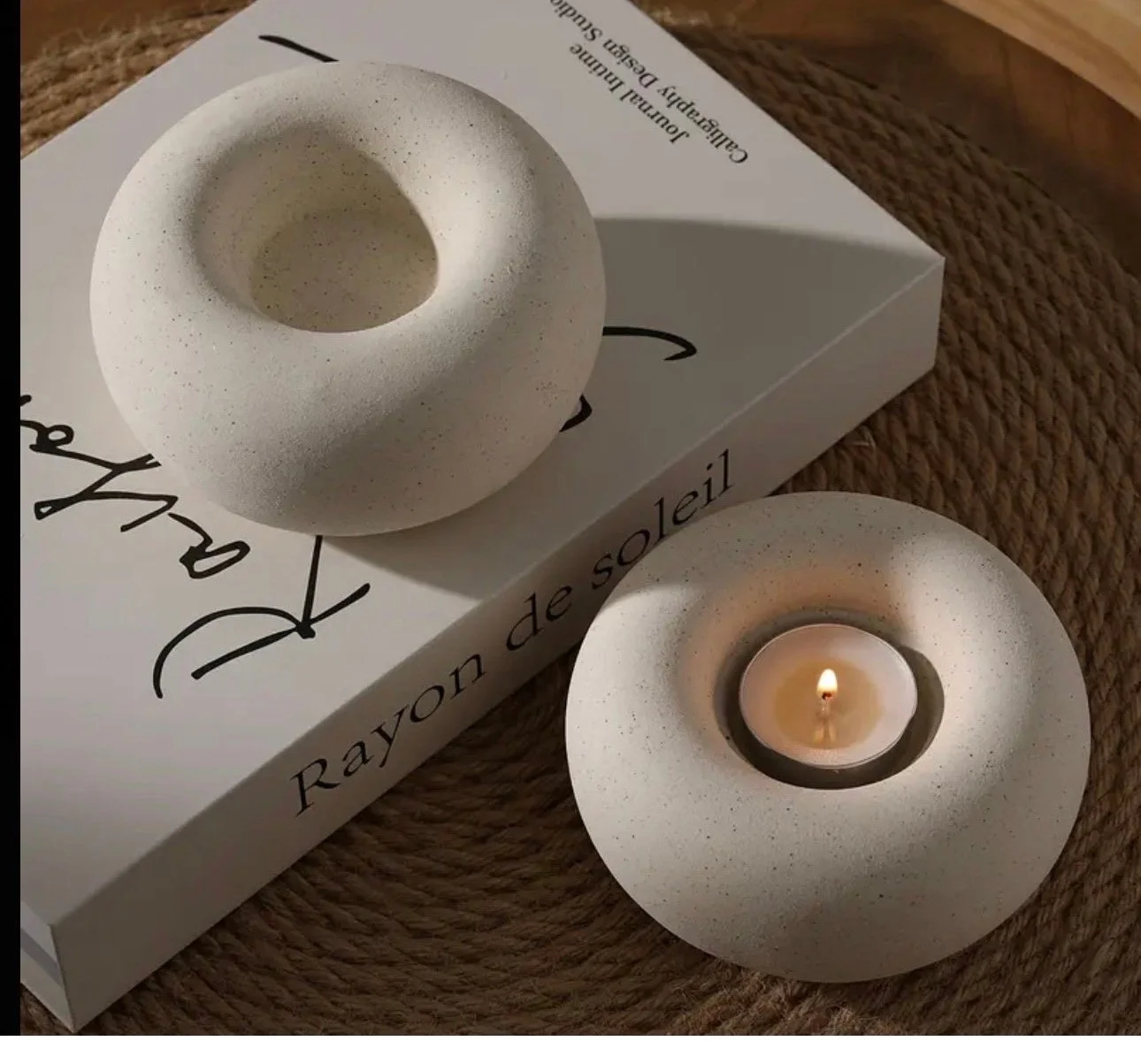 Modern Ceramic Tealight Candle Holder