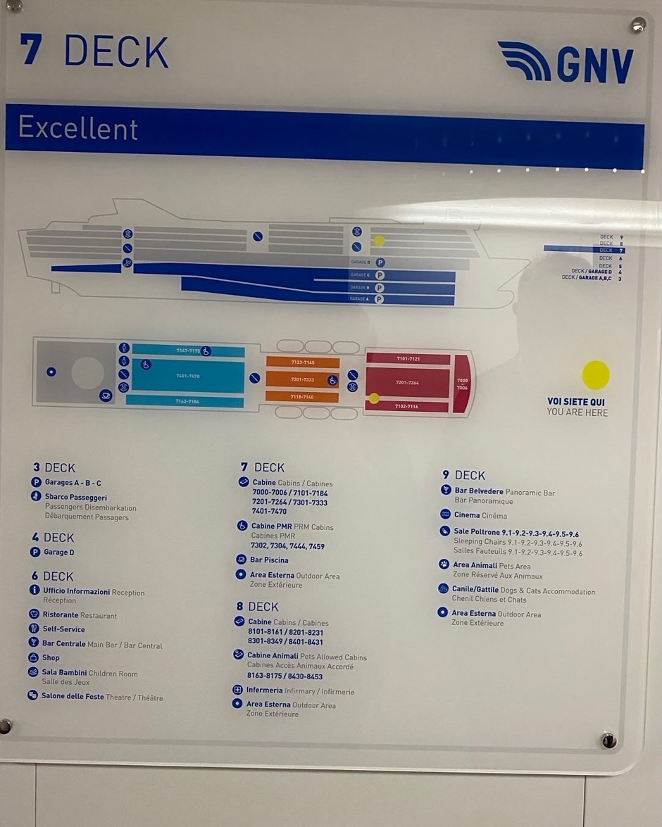 Ferry Deck Layout