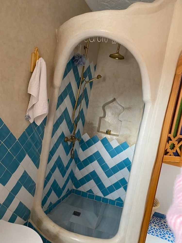 Blue shower of Chefchaouen