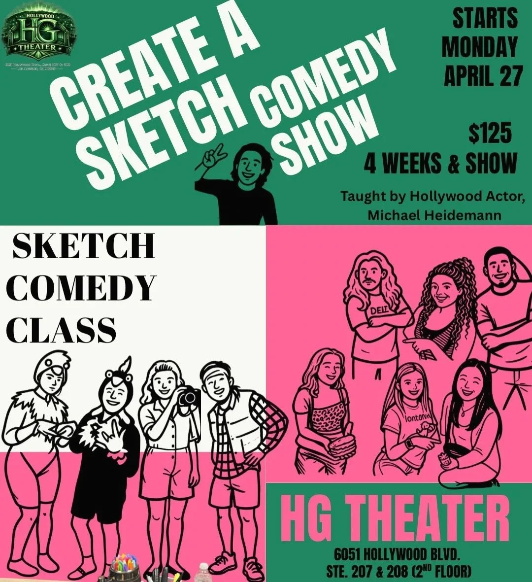 Sketch &  A Show! | Sketch Writing & Acting Class